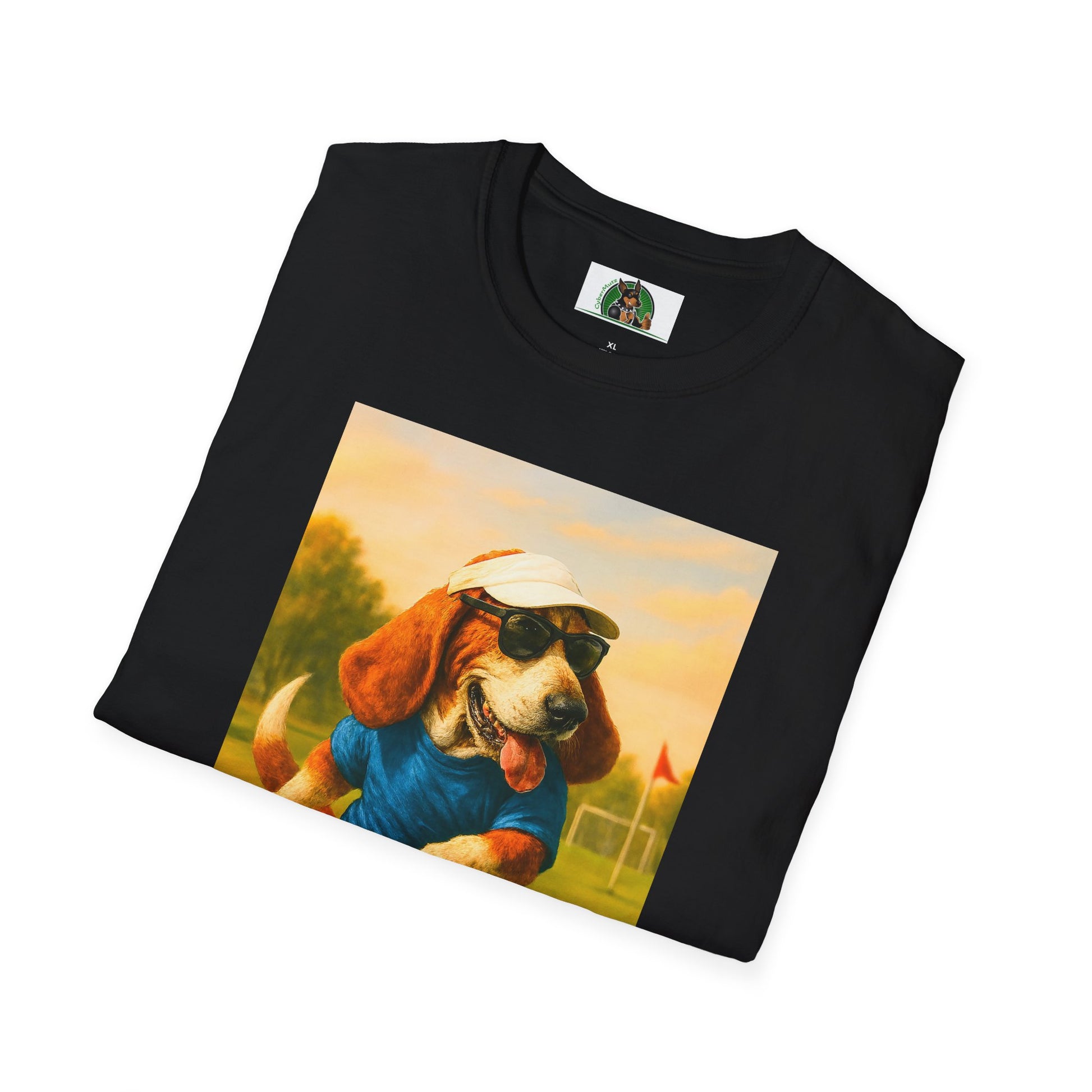 Sports Soccer Bassett Hound T-Shirt T-Shirt Printify