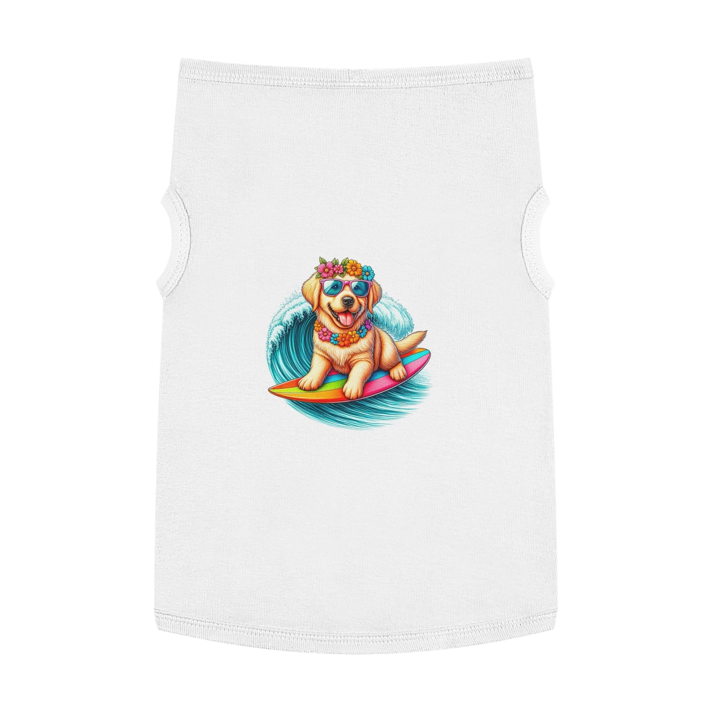 Pet Tank Top Labrador Retriever Pets Printify XL White 