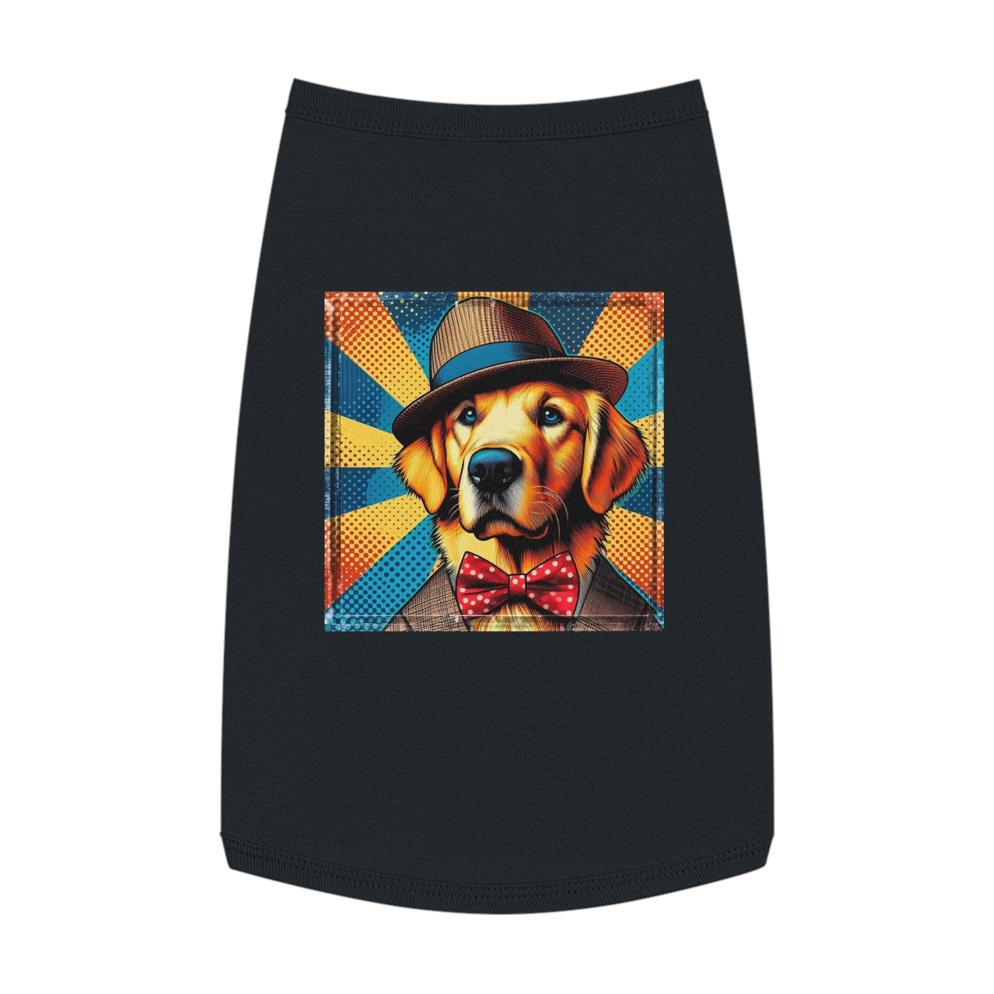 Golden Retriever pet tank top Pets Printify   