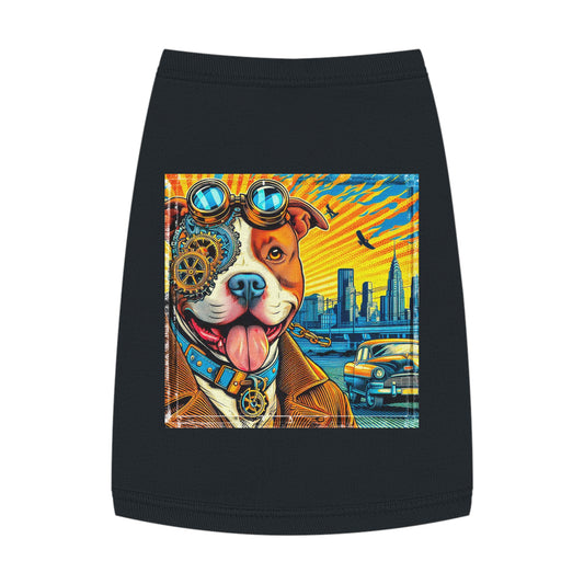 Pet Tank Top Pit Bull Pets Printify M Black