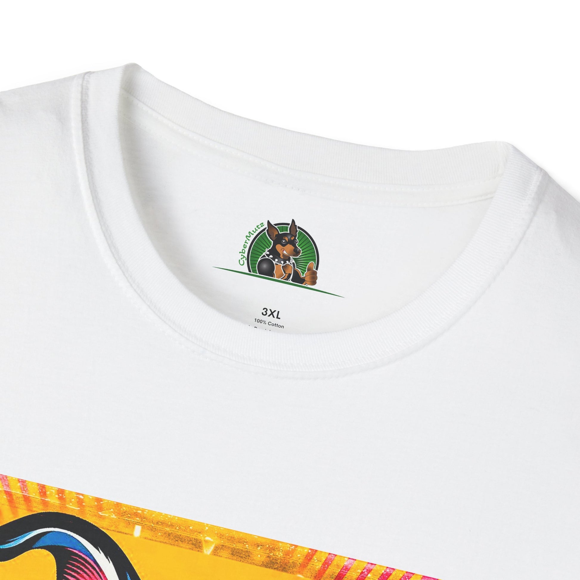 Miniature Schnauzer colorful art t shirt T-Shirt Printify