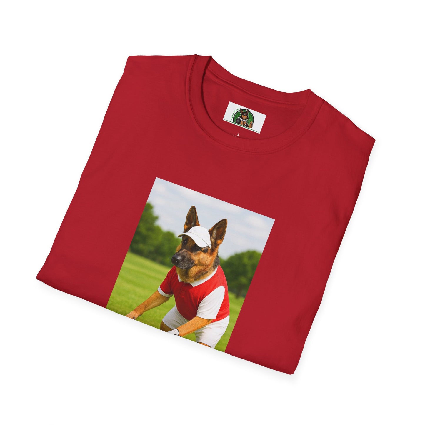 Sports German Shepherd Golf T-Shirt