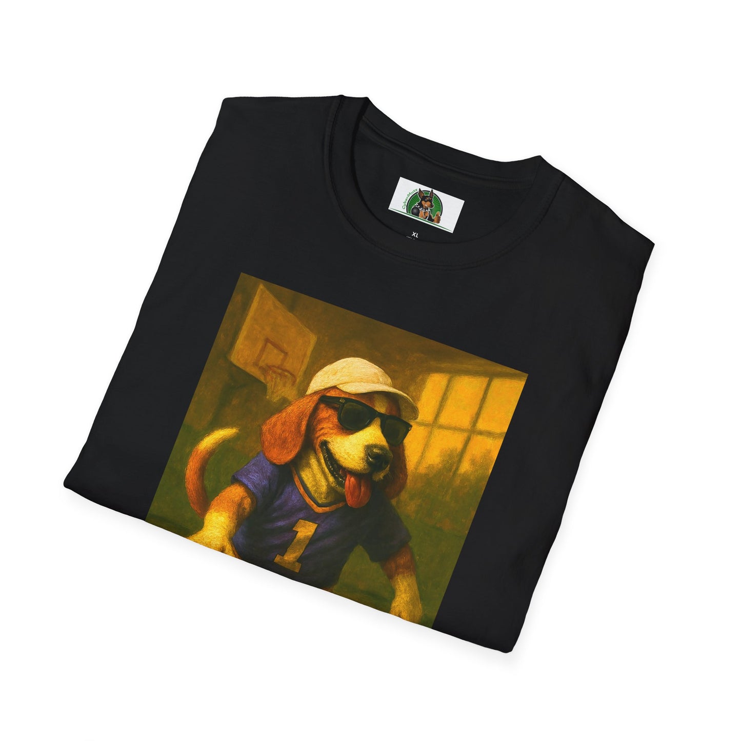 Sports Beagle T-Shirt Basketball T-Shirt Printify