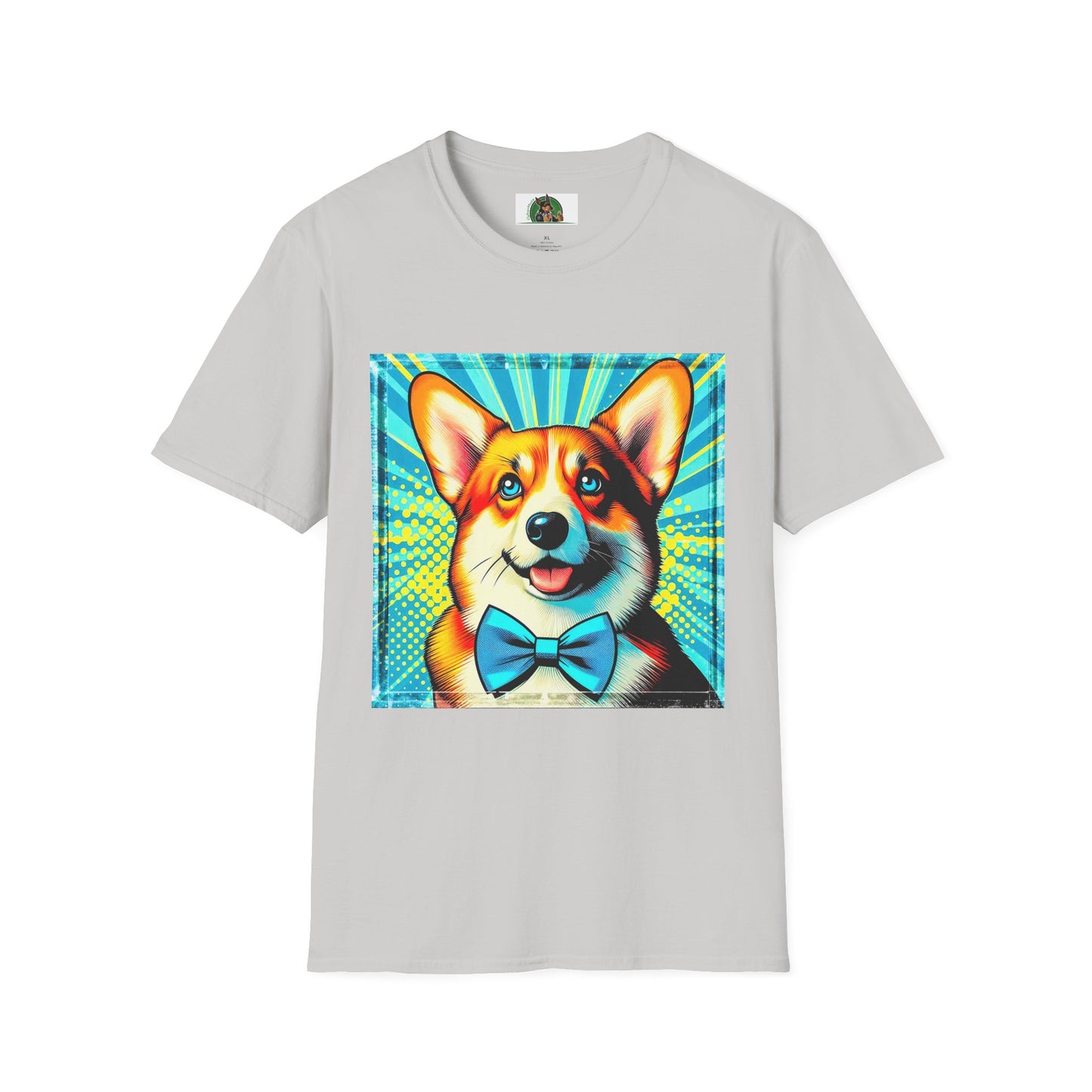 Pembroke Welsh Corgi T-Shirt Printify S Ice Grey 