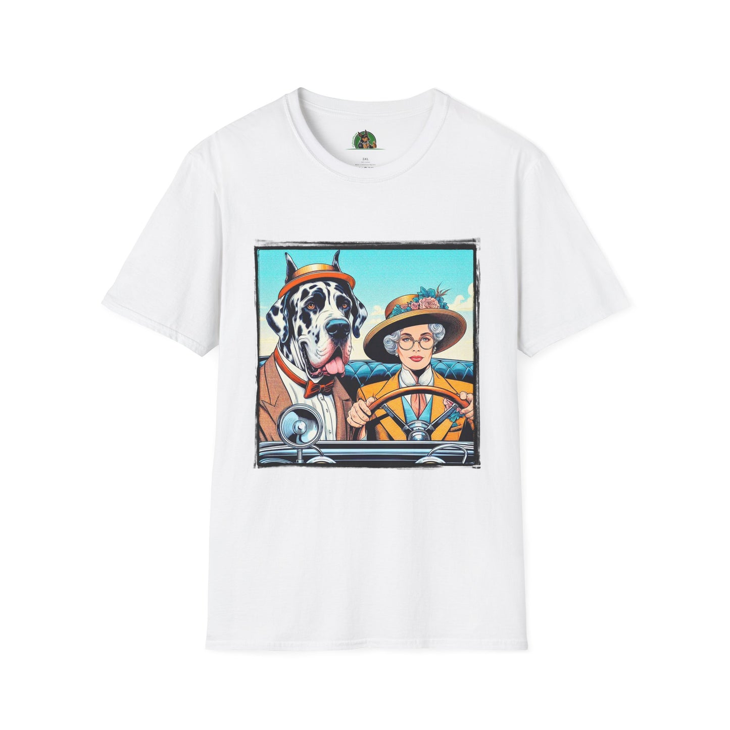 Great Dane T-Shirt Printify XS White