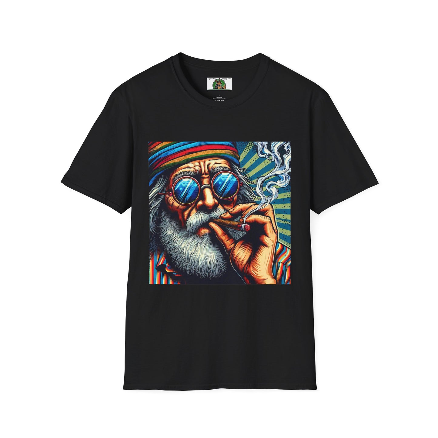 Smoke it up Wacky Dude T-Shirt Printify Black S 