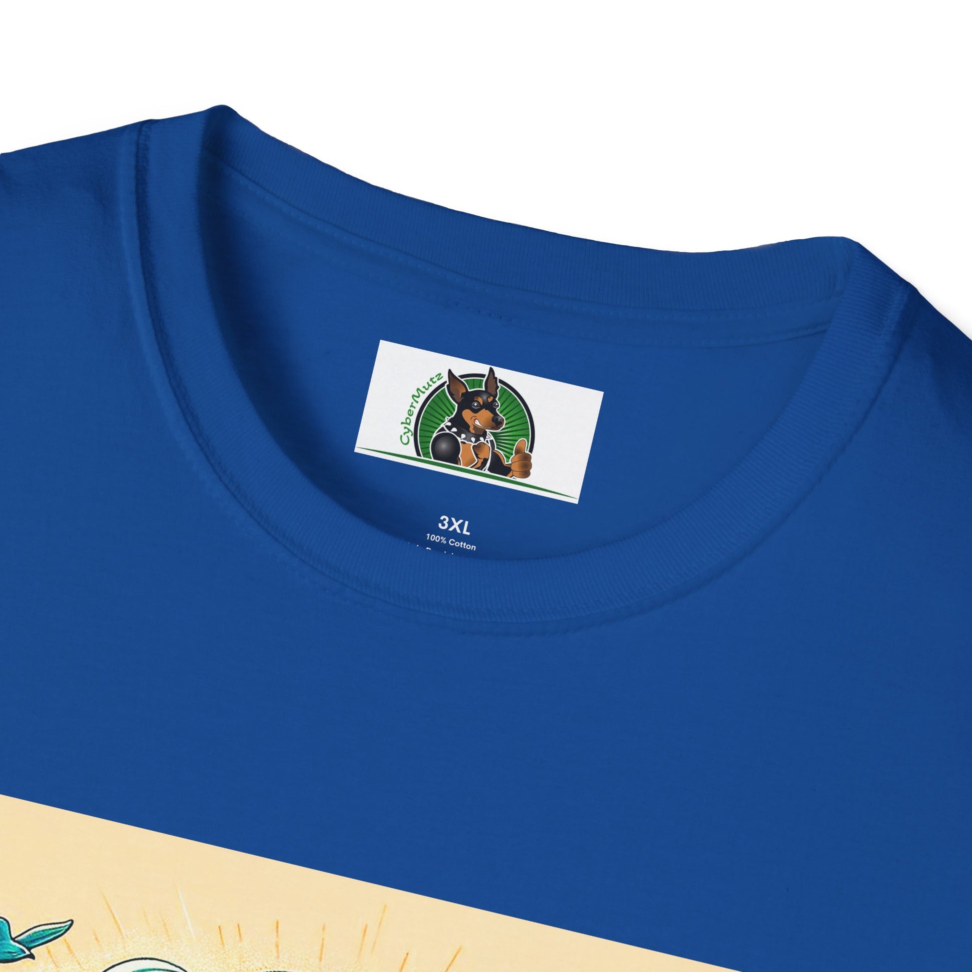 Golden Doodle surfing fun shirt T-Shirt Printify