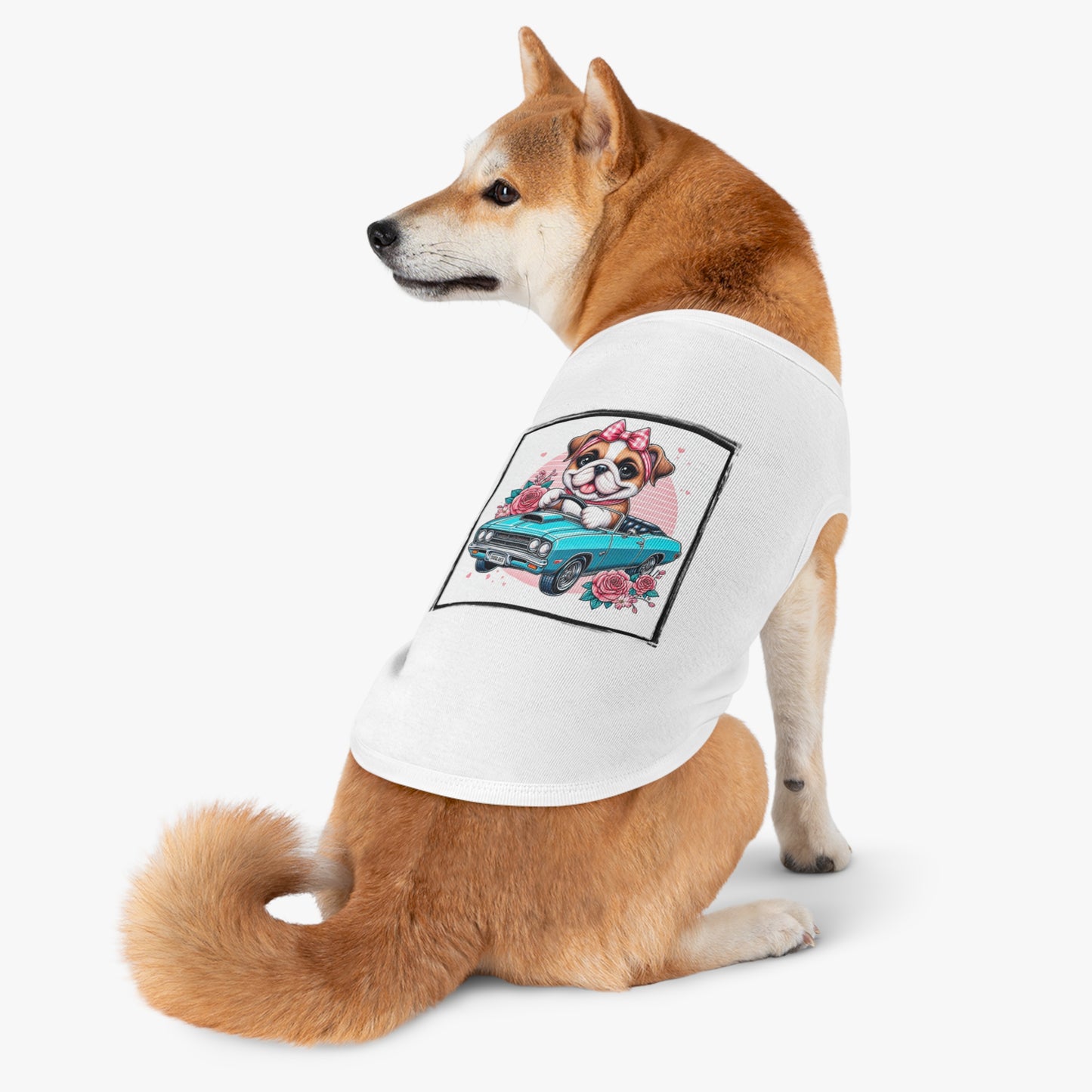 Wacky Pet Tank Top Bulldog Pets Printify   