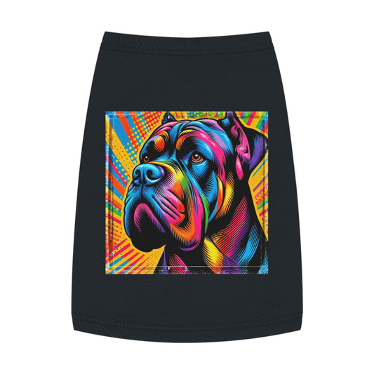 Pet Tank Top Cane Corso Pop Art Pets Printify M Black