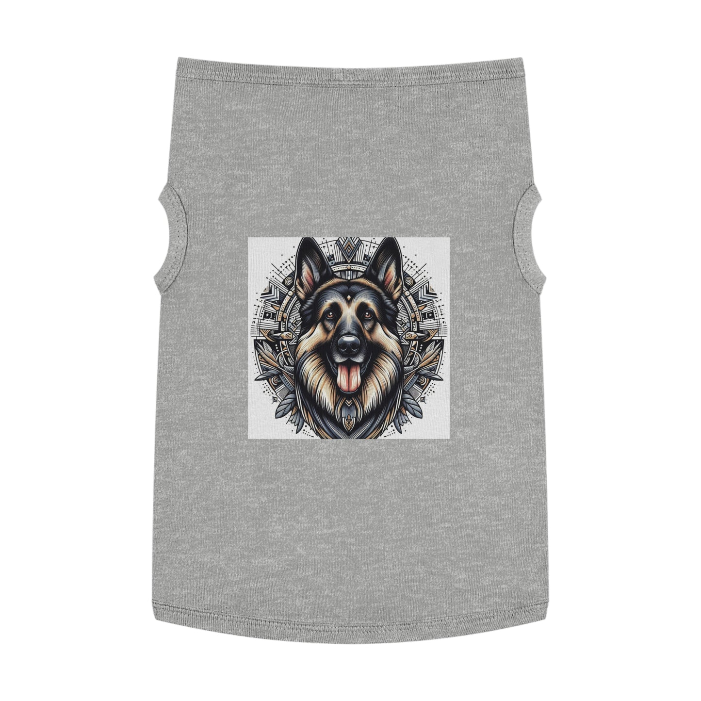 Pet Tank Top German Shepherd Pets Printify XL Heather 