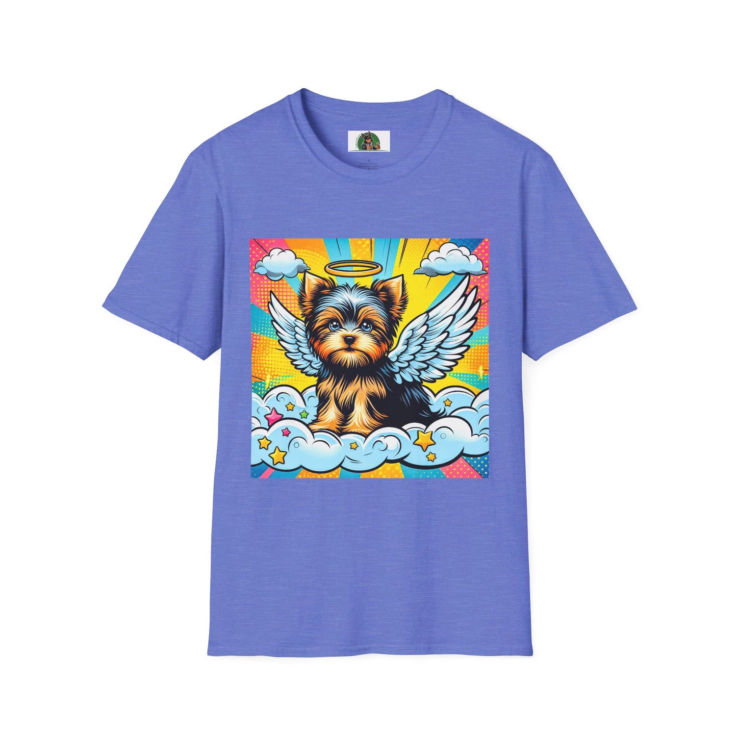 Yorkie T-Shirt Printify S Heather Royal 