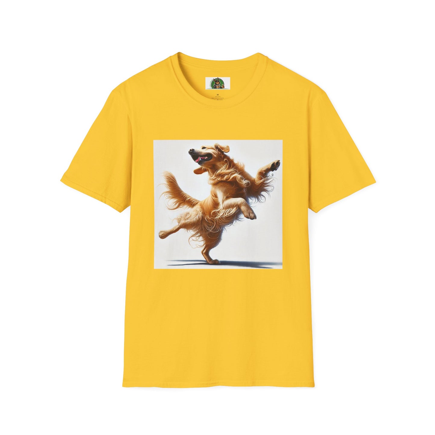 Golden Retriever Dance T-Shirt T-Shirt Printify S Daisy