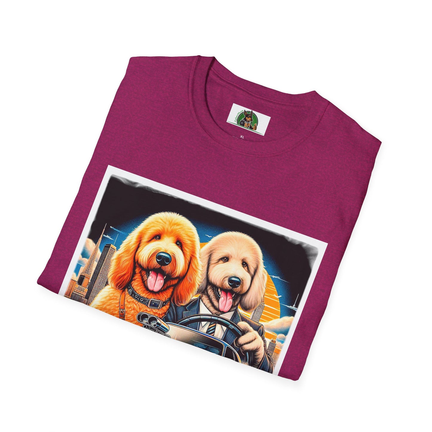 Golden Doodle cool car t shirt