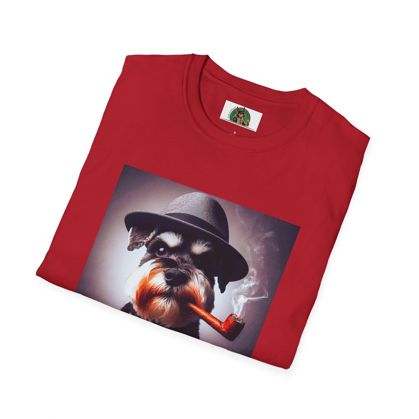 Miniature Schnauzer cigar smoking shirt