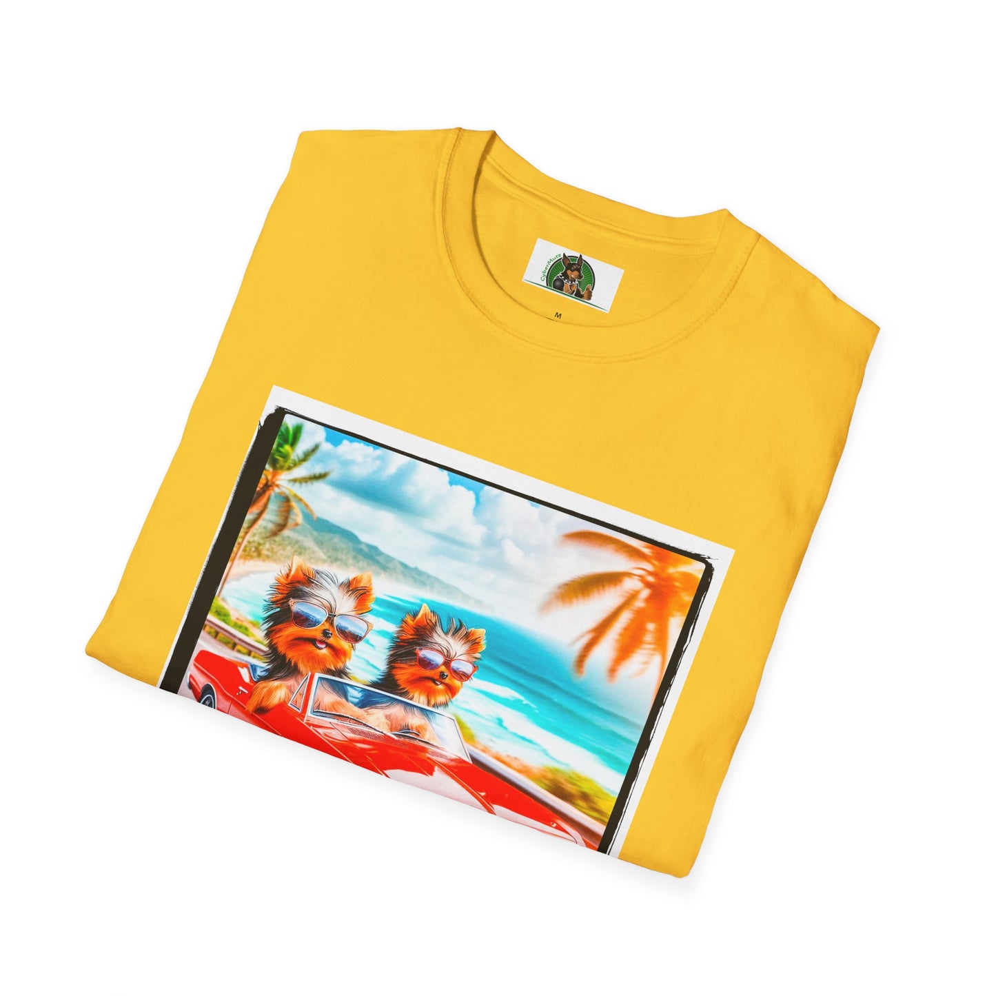 Yorkie beach cruising shirt