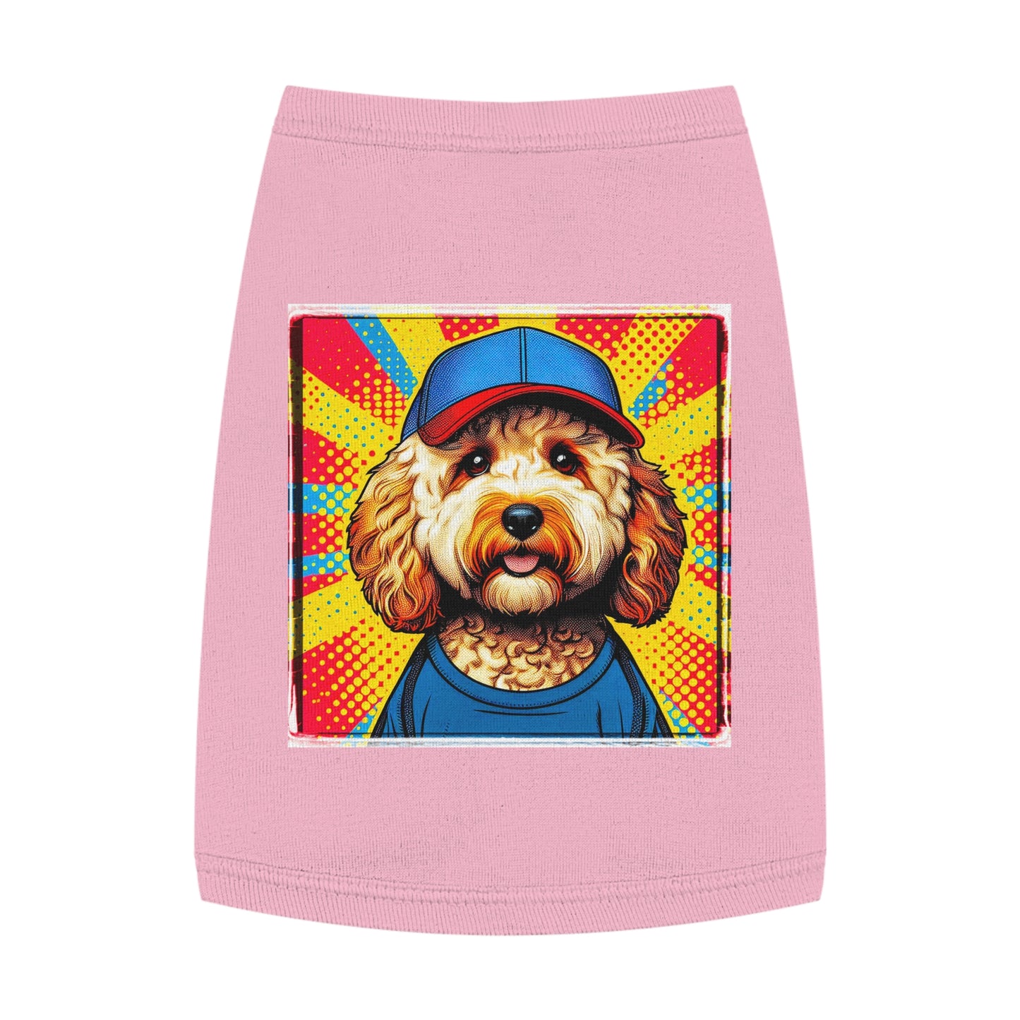 Pet Tank Top CockerPoo Pets Printify M Pink 