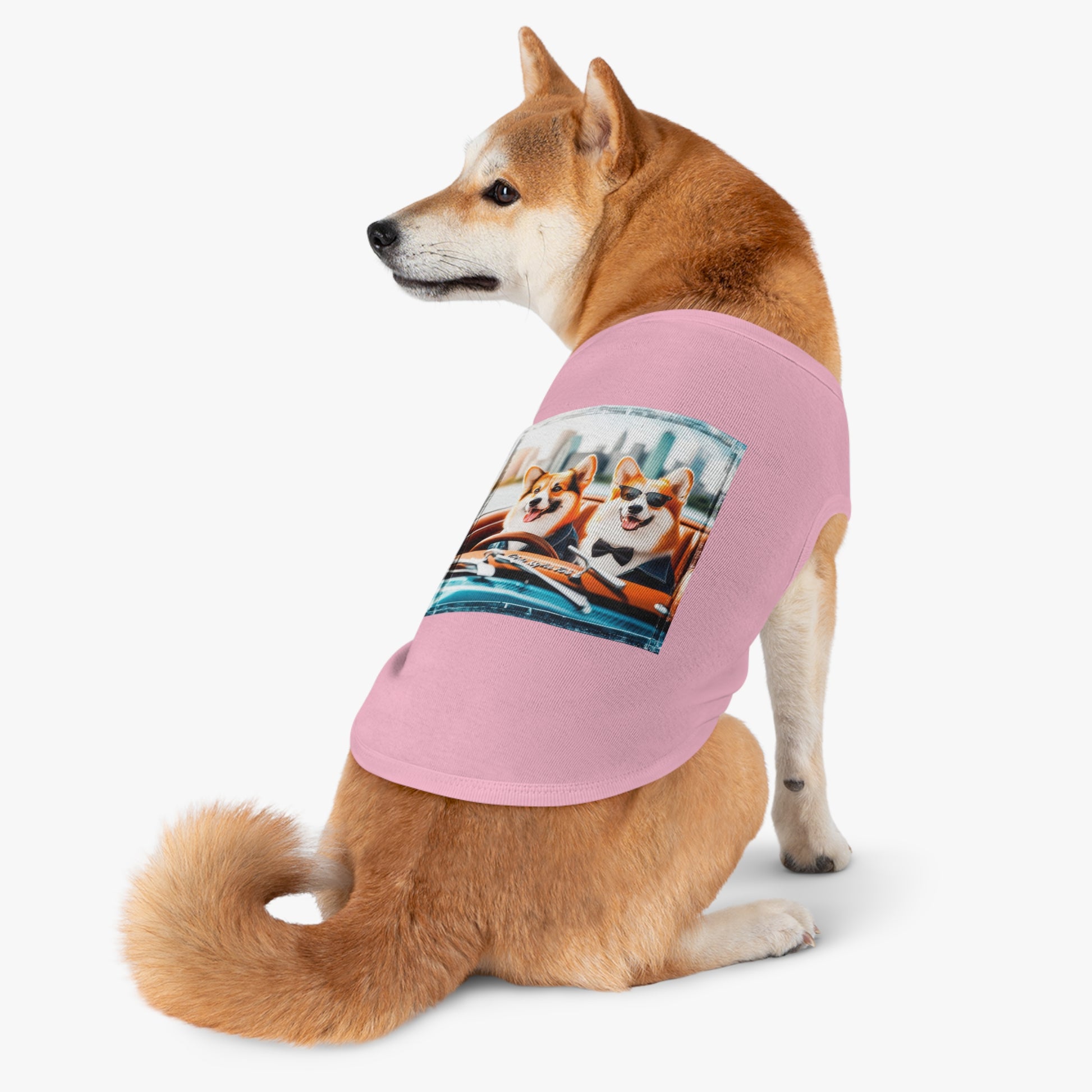 Wacky Pet Tank Top Pembroke Welsh Corgi Pets Printify   