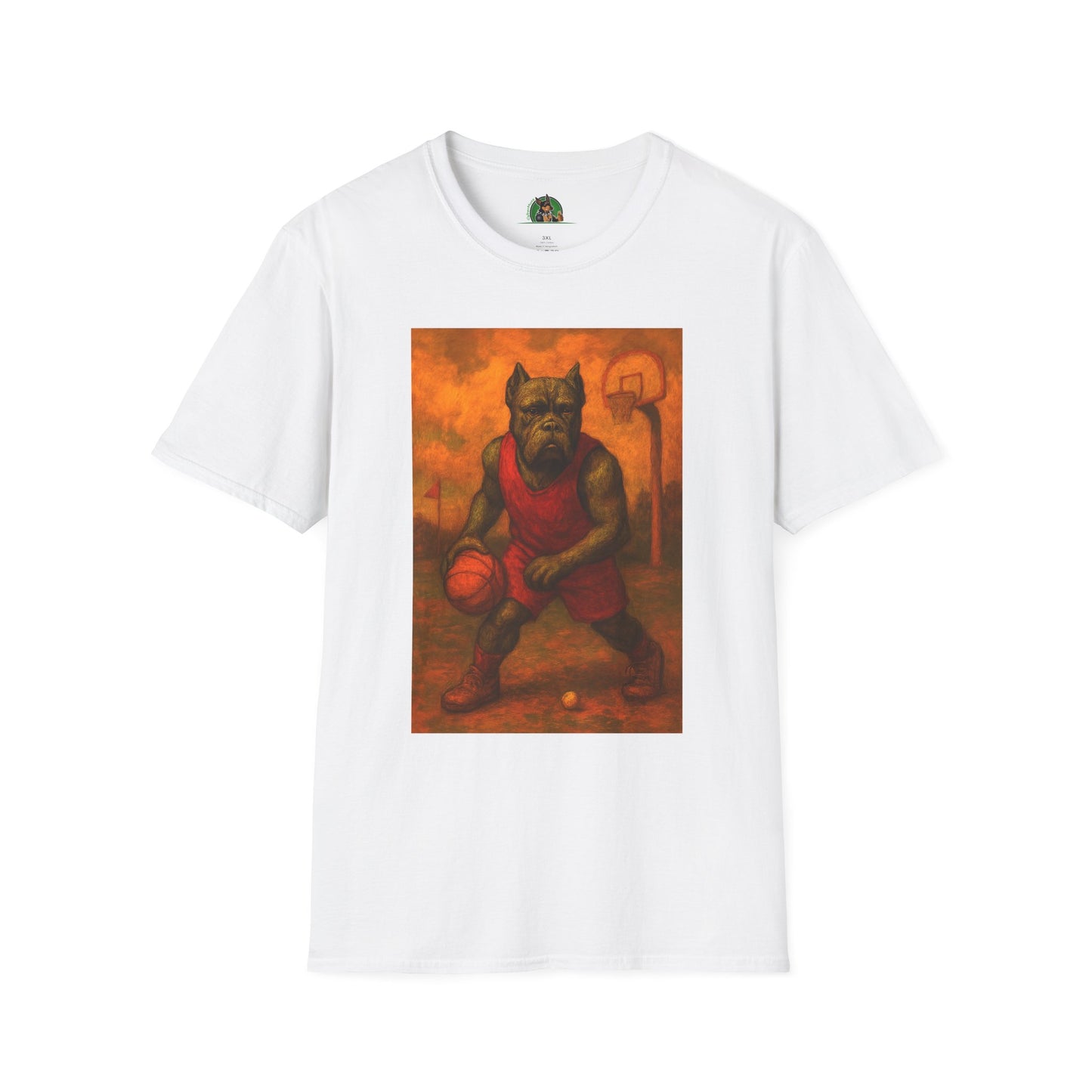 Cane Corso Sports Basketball T-Shirt T-Shirt Printify White XS