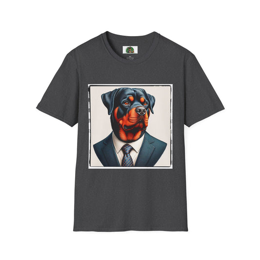 Rottweiler T-Shirt Printify XS Dark Heather 