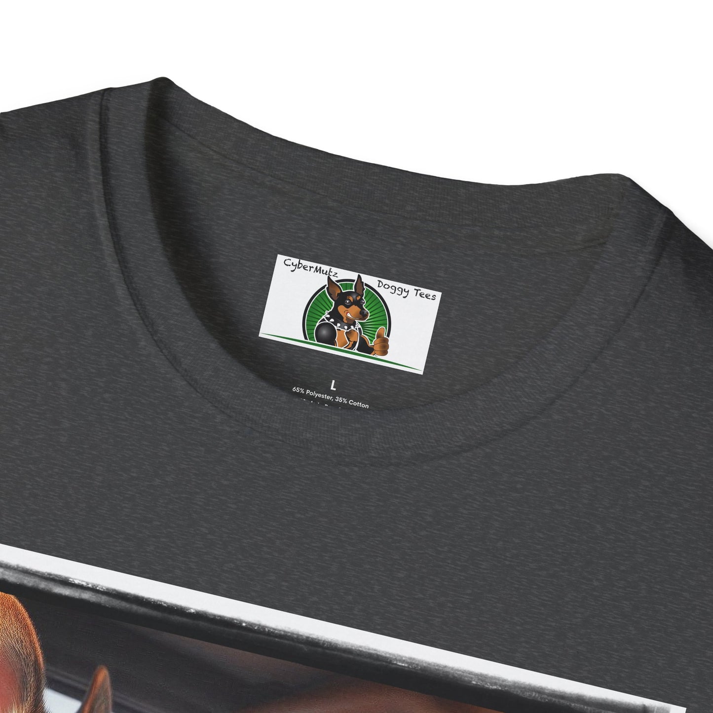 German Shepherd Dog Off-Roader Unisex Softstyle T-Shirt T-Shirt Printify