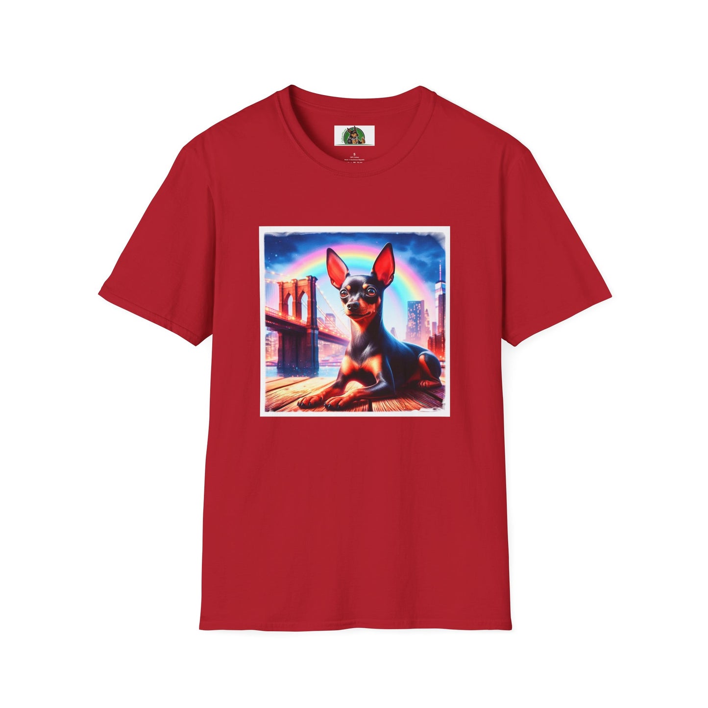 Min Pin T-Shirt T-Shirt Printify S Cherry Red 