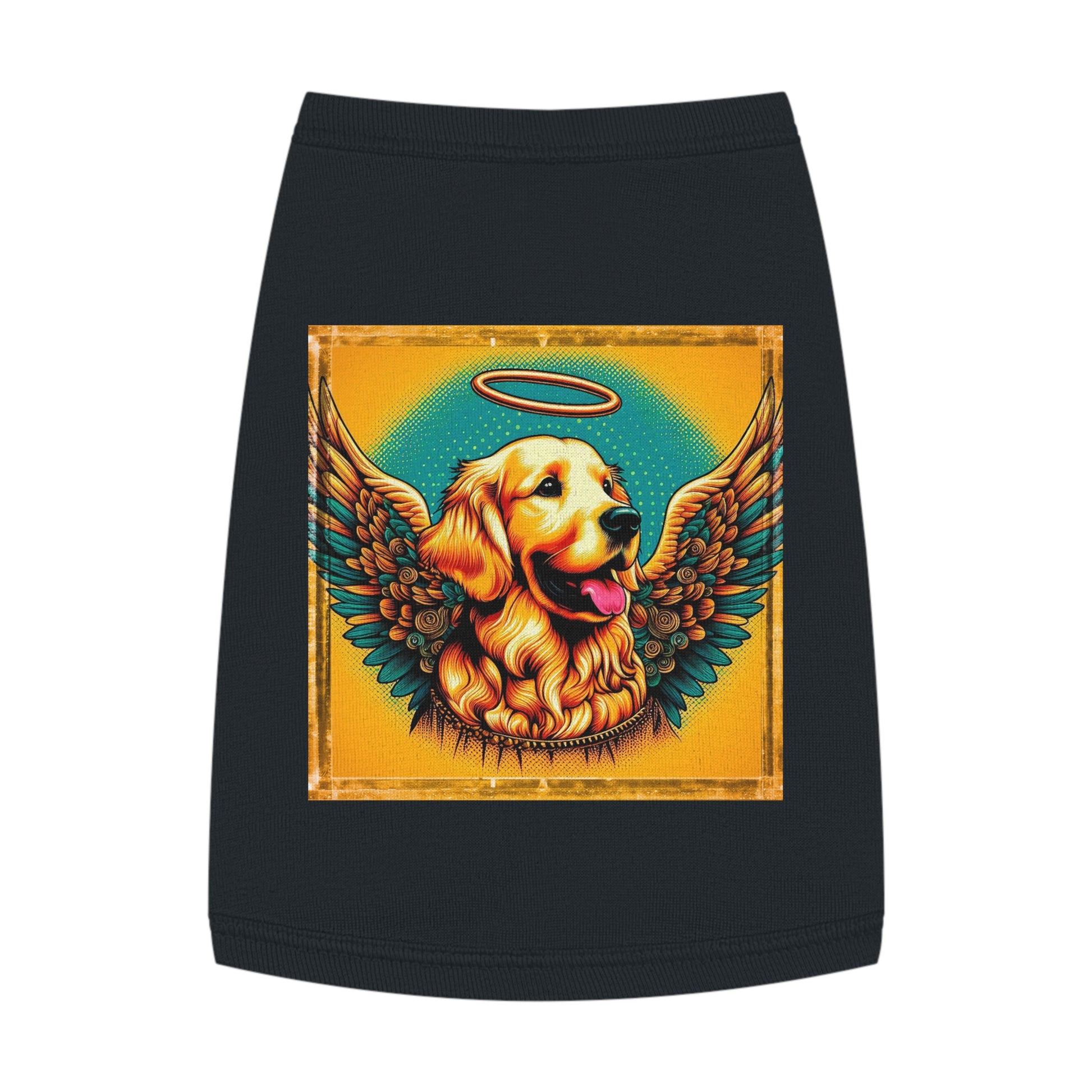 Golden Retriever pet tank top Pets Printify   