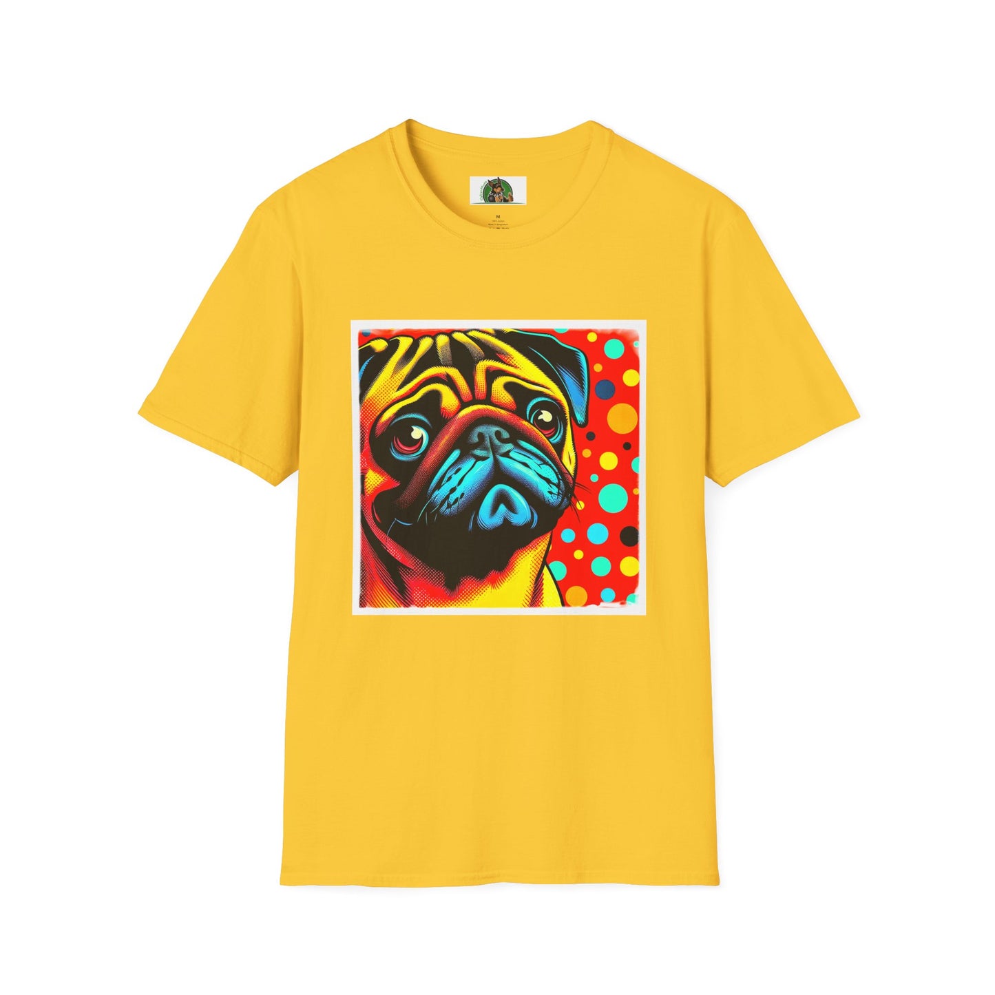 Pugs Pop Art T-Shirt T-Shirt Printify S Daisy