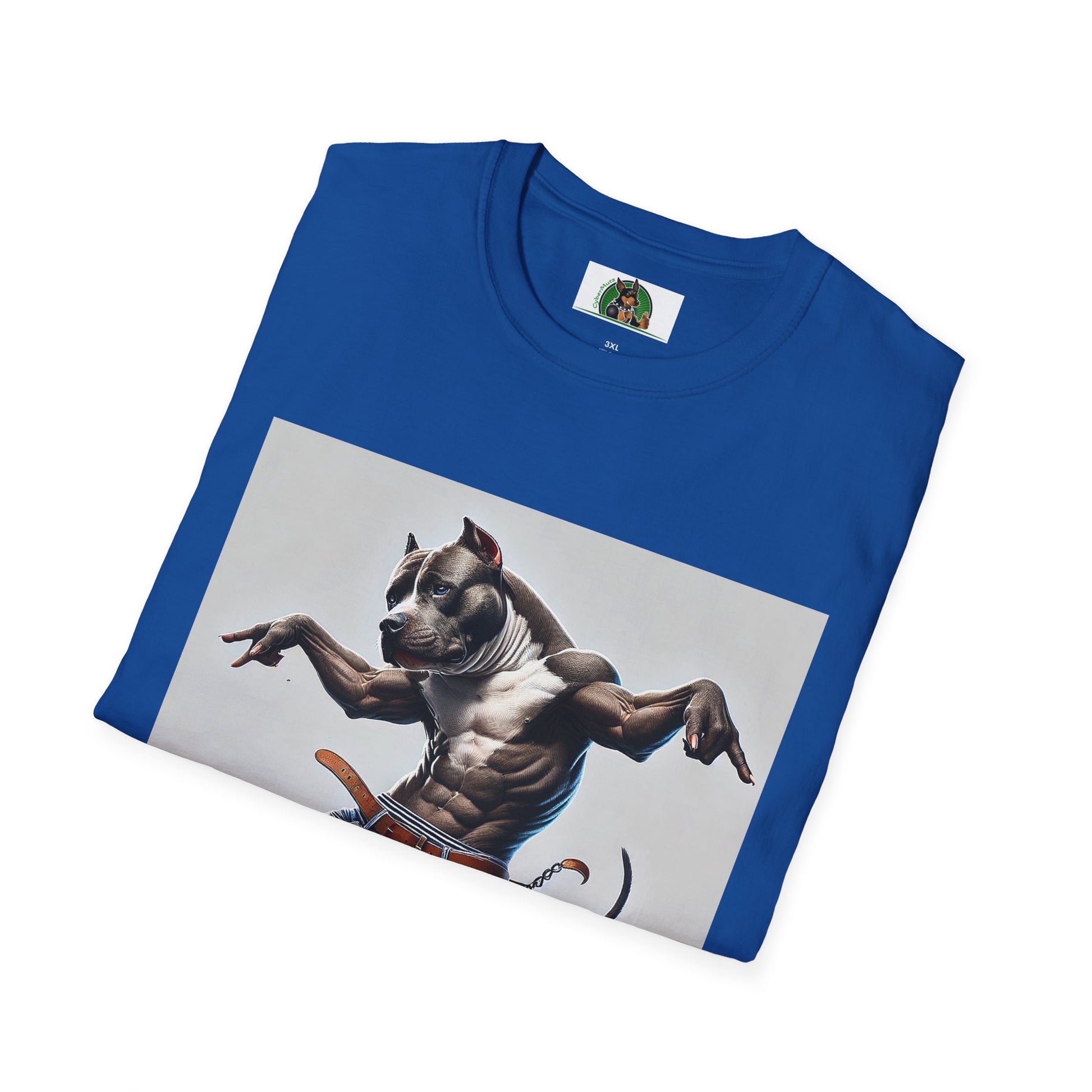 Dancing Pit Bull T-Shirt T-Shirt Printify