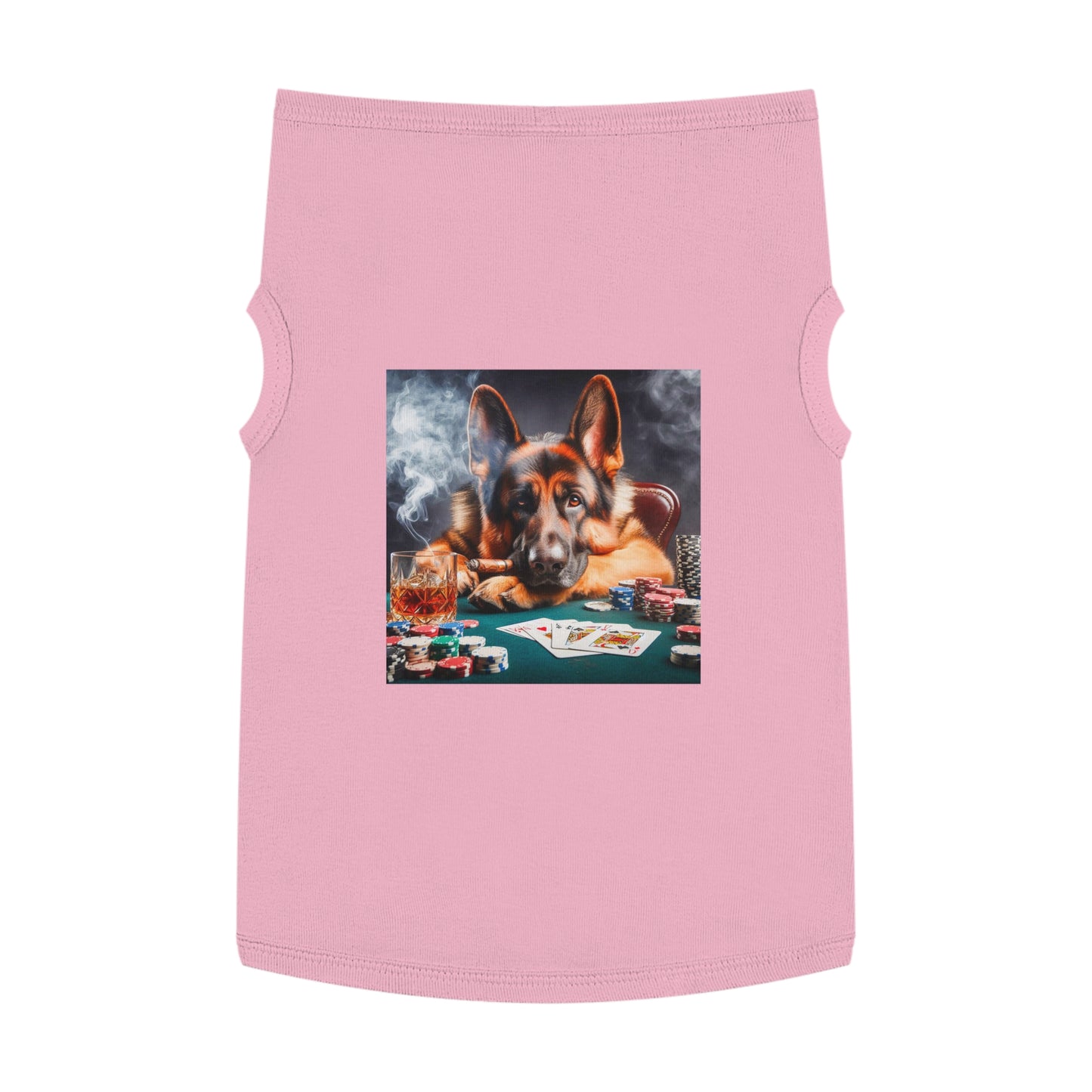 Pet Tank Top German Shepherd Pets Printify XL Pink 