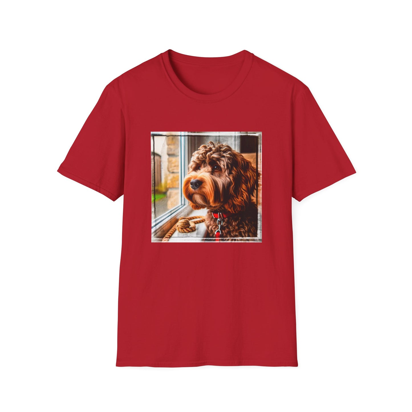 CockerPoo T-Shirt Printify S Cherry Red