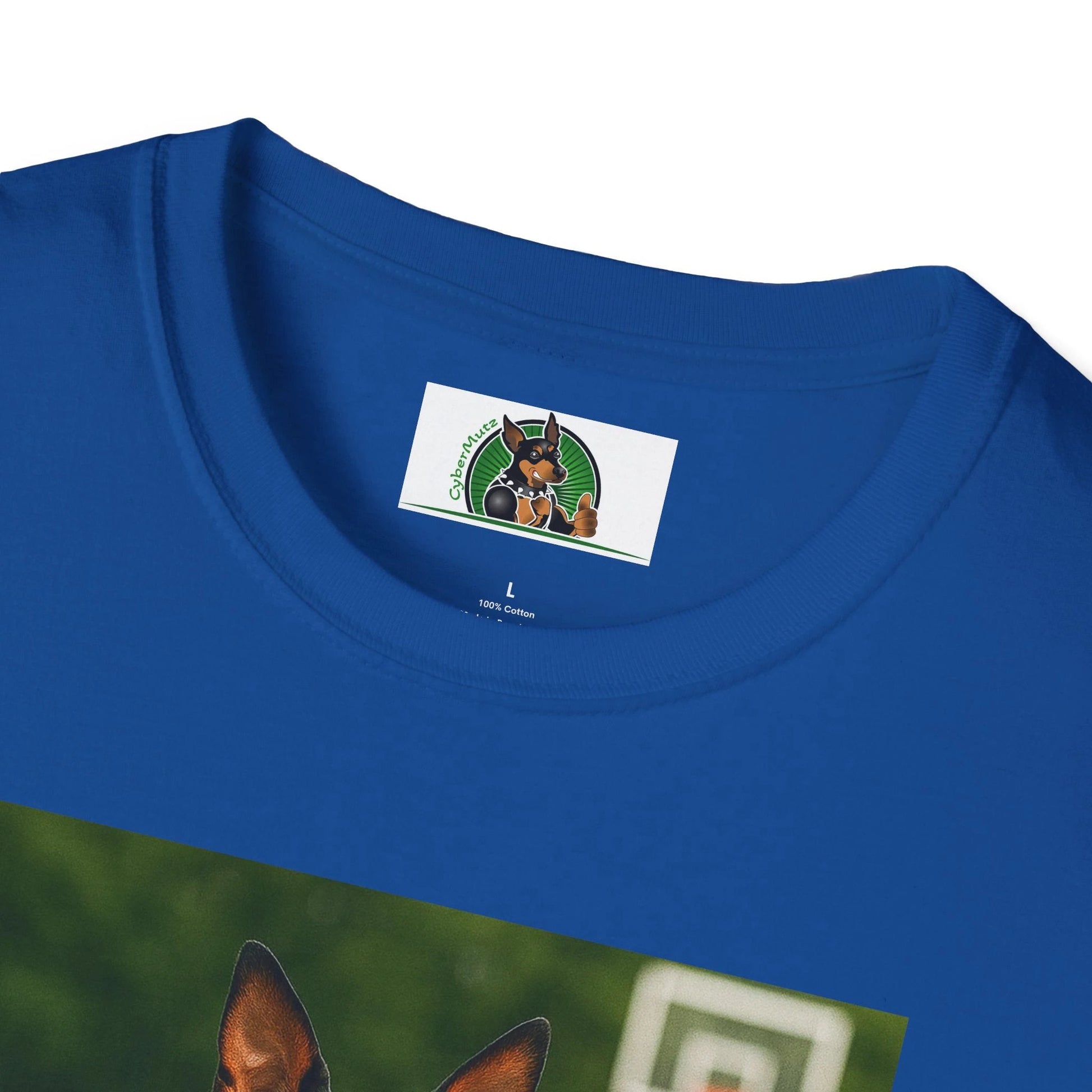 Miniature Pinscher (Min Pin) Basketball T-Shirt — Dog Lover Sports Tee T-Shirt Printify