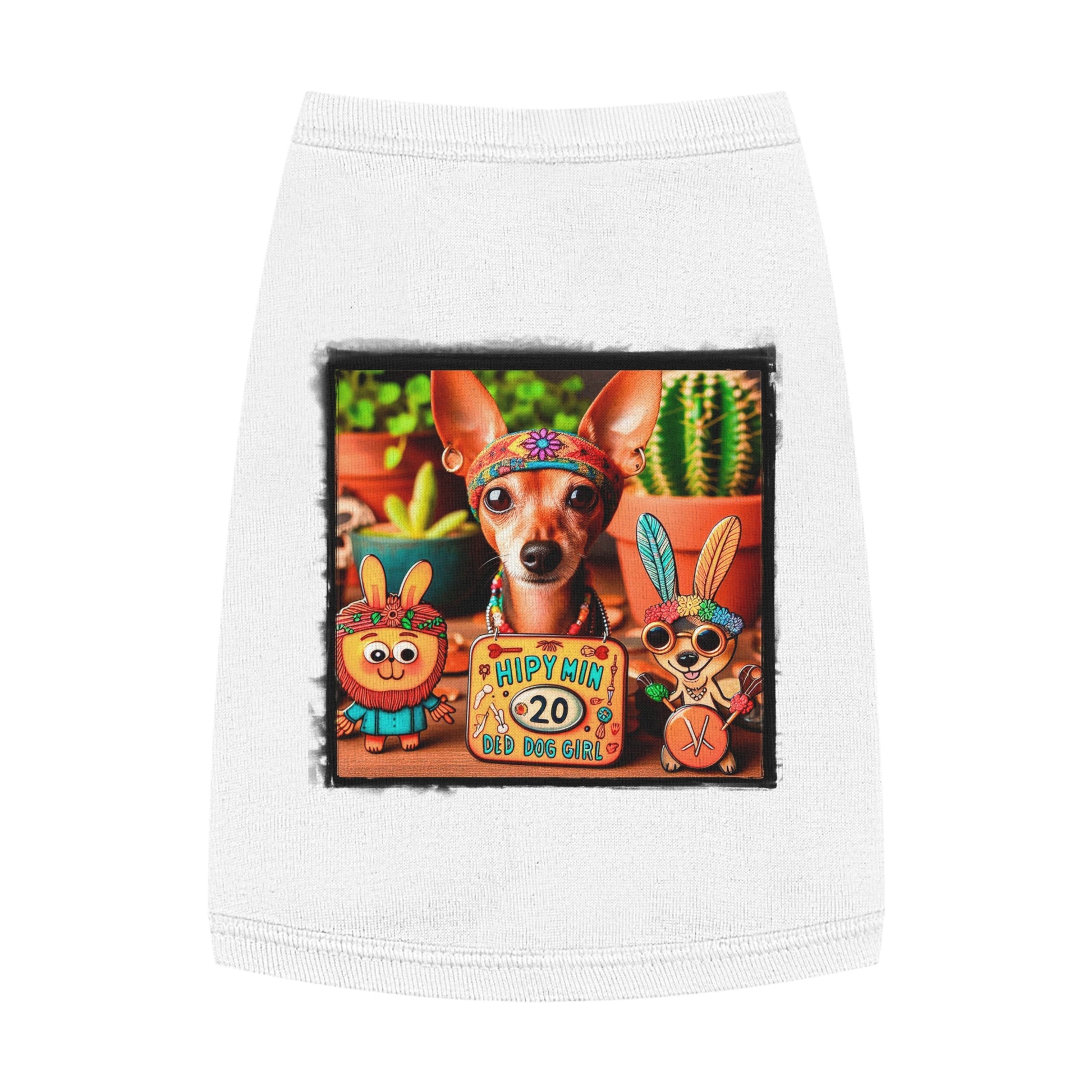 Dog Tank Top - Min Pin Tank Tops Pets Printify   