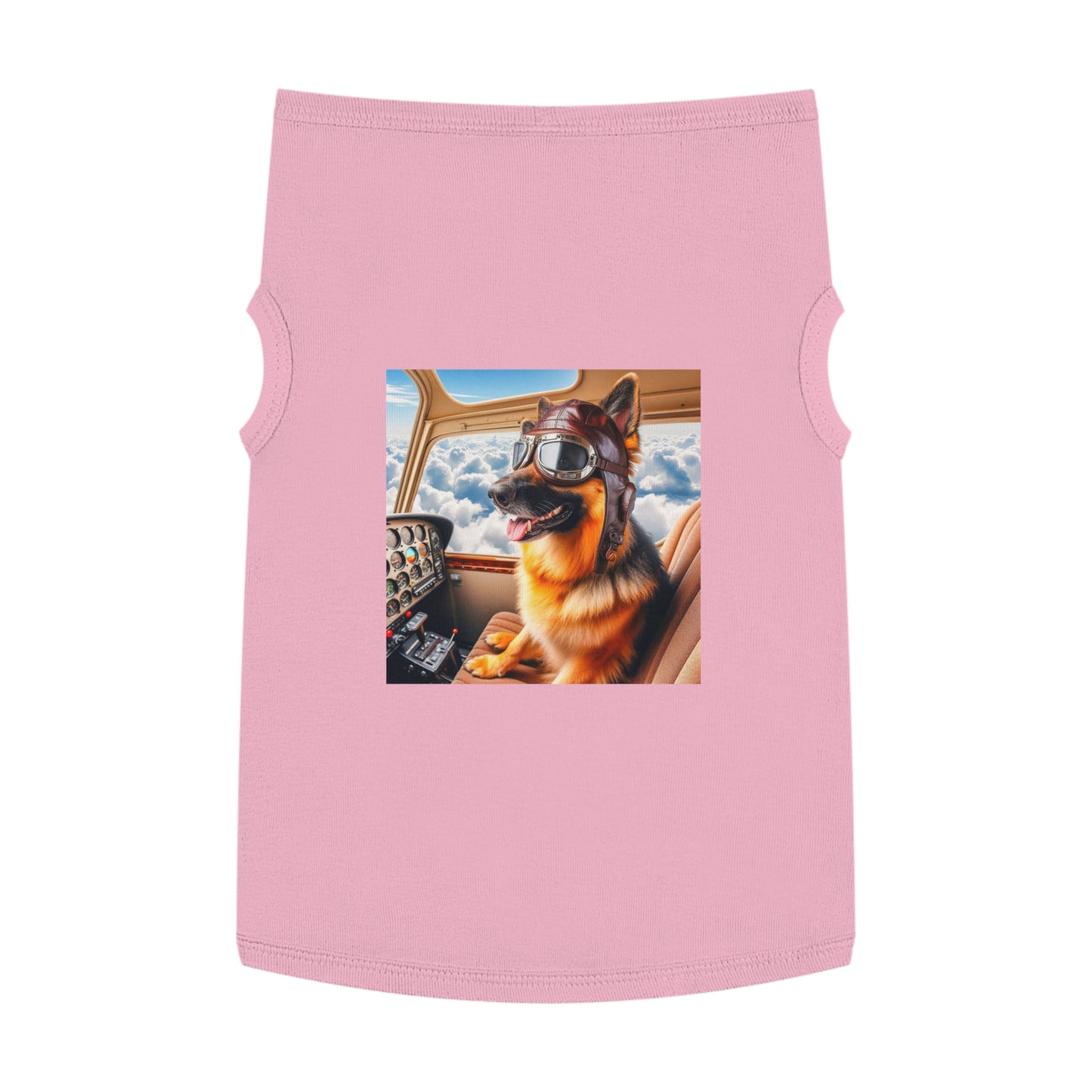 Pet Tank Top German Shepherd Pets Printify XL Pink 