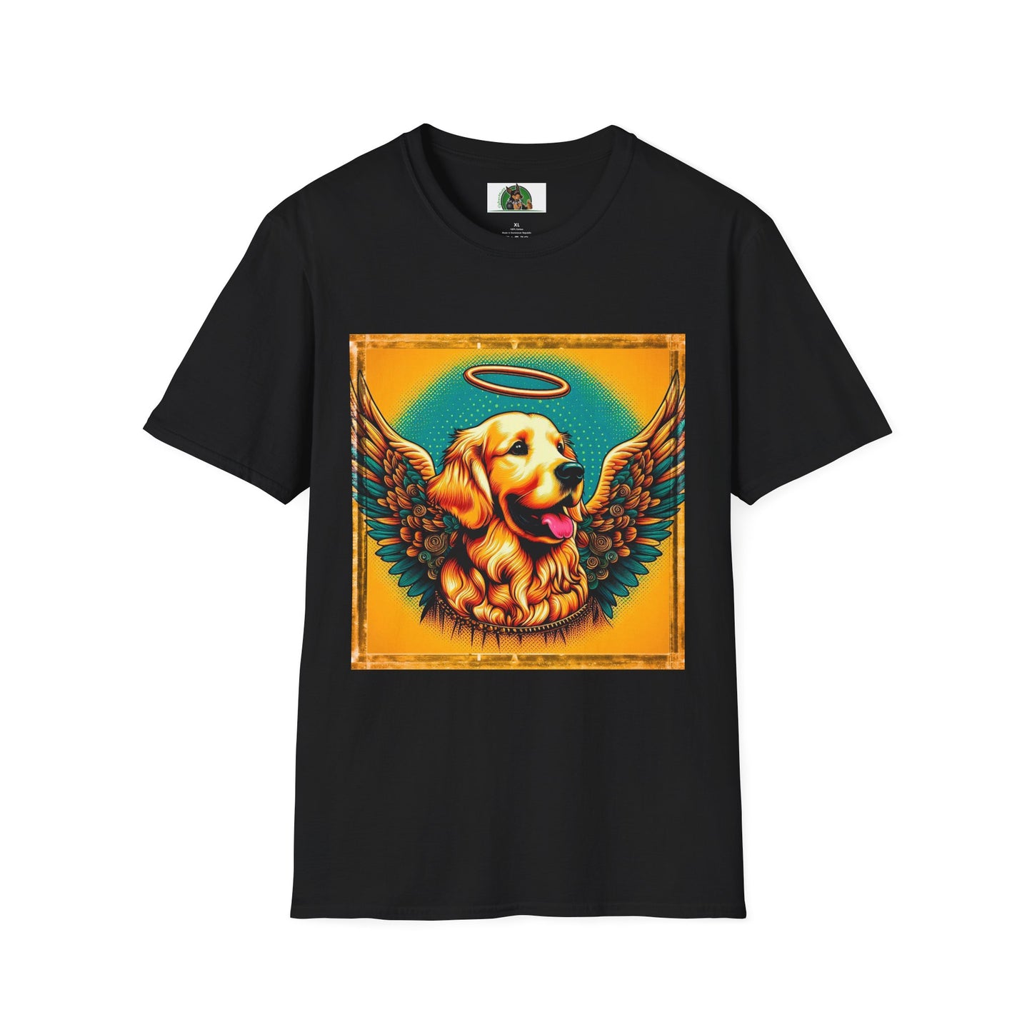 Golden Retriever T-Shirt Printify XS Black