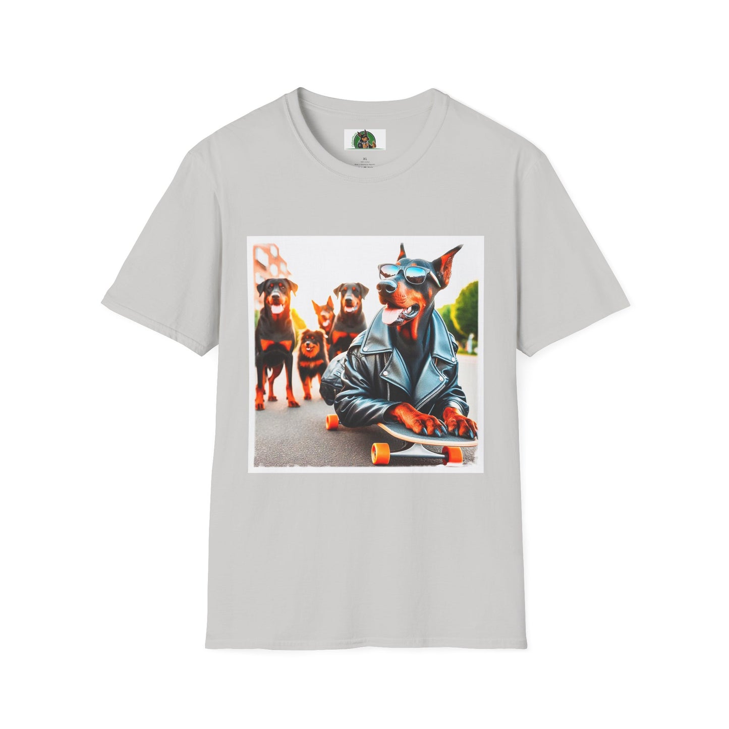 Doberman T-Shirt Printify S Ice Grey