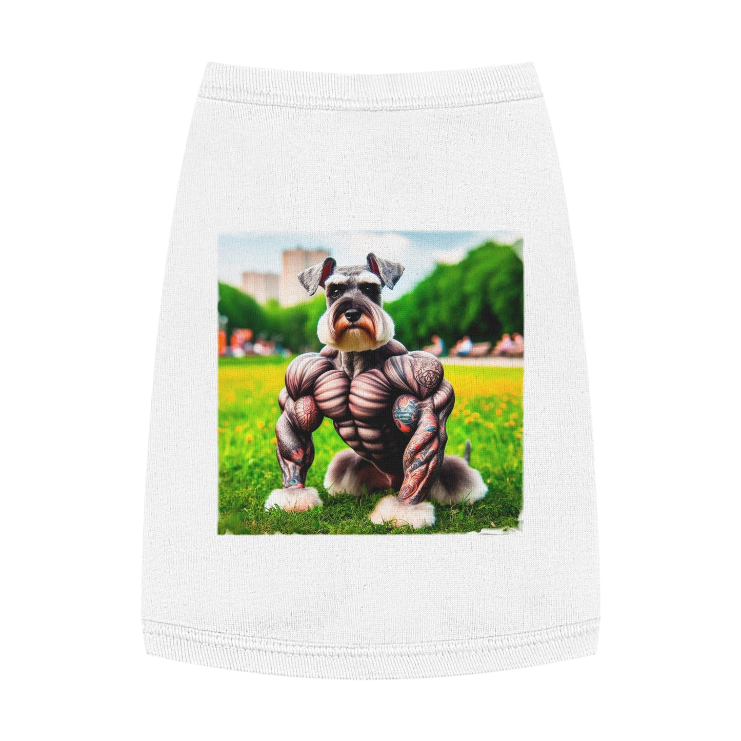 Pet Tank Top Miniature Schnauzer Pets Printify   