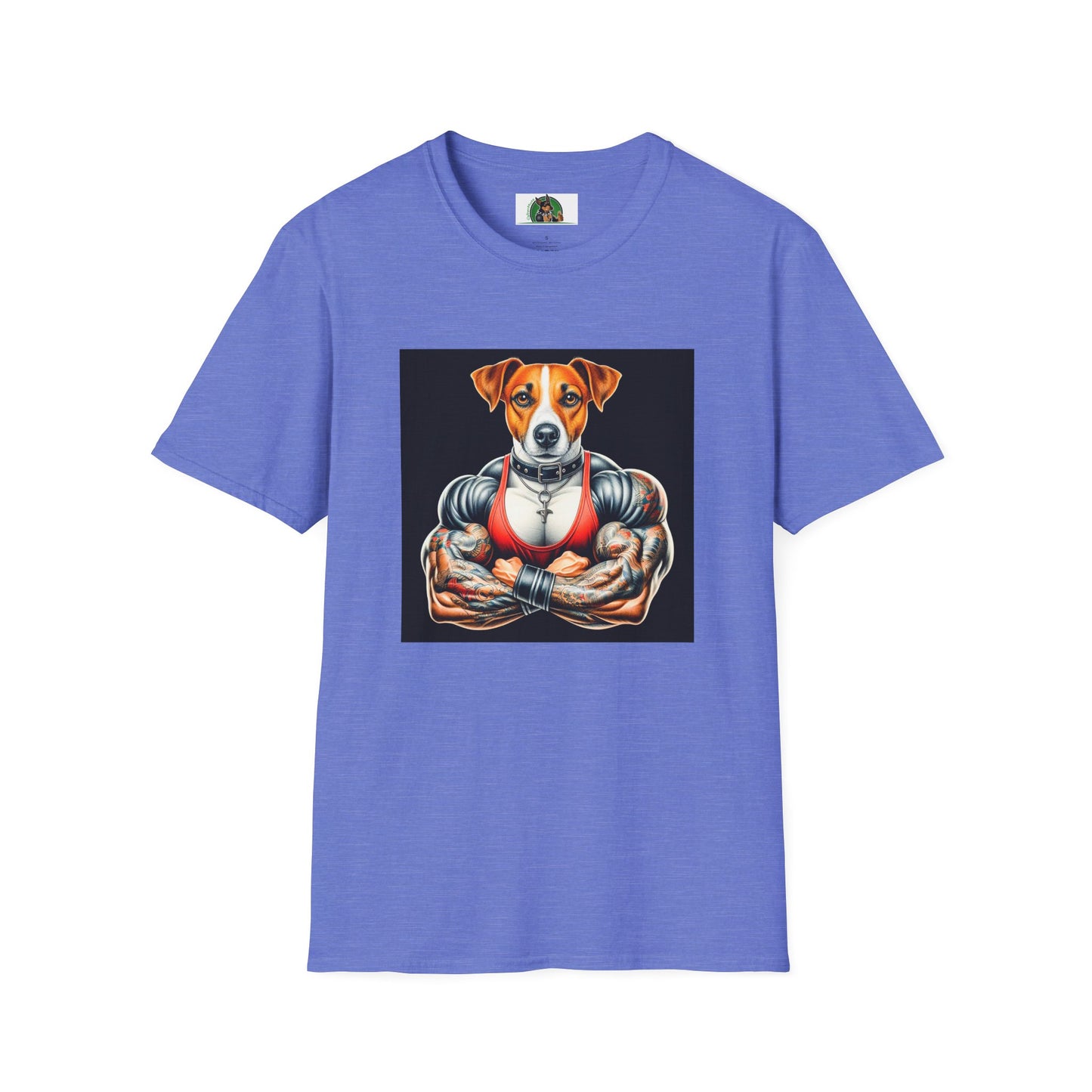 Jack Russell Buff Dog T-Shirt Printify S Heather Royal