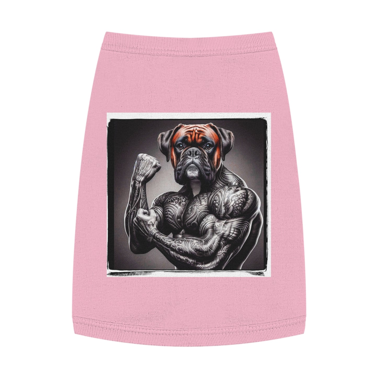 Pet Tank Top Boxer Pets Printify M Pink 