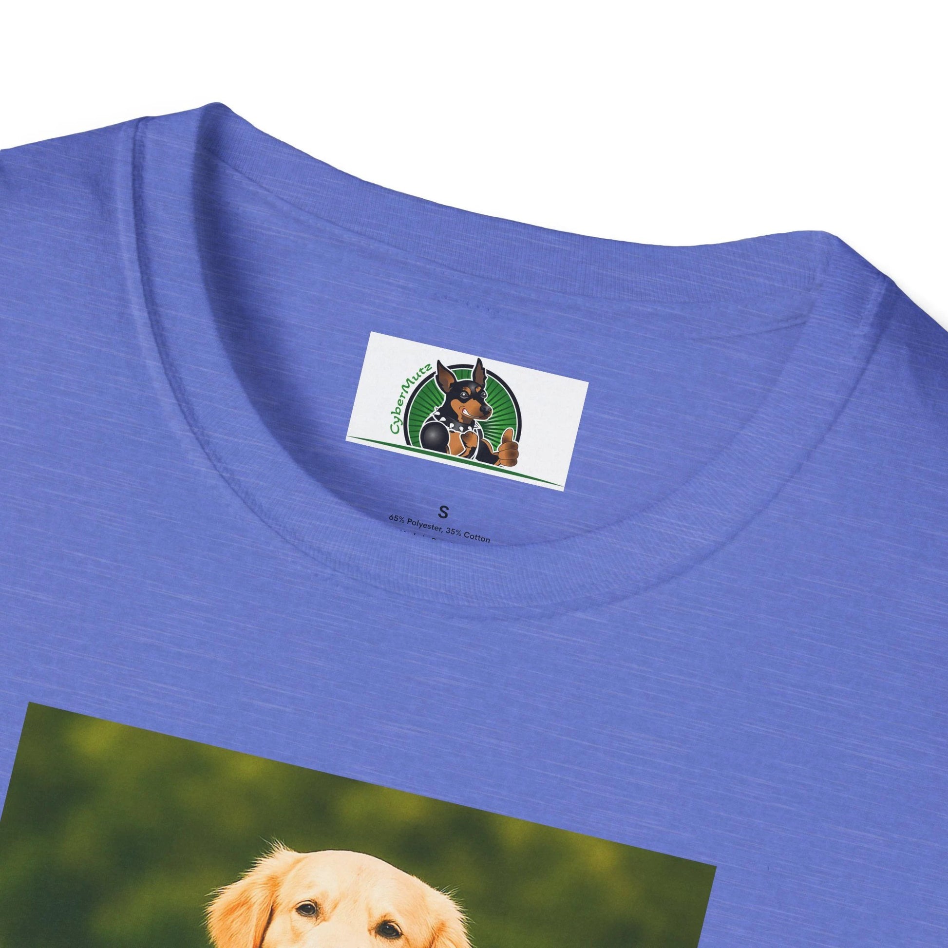 Golden Retriever Playing Soccer T-Shirt — Dog Soccer Tee Sports by Printify
