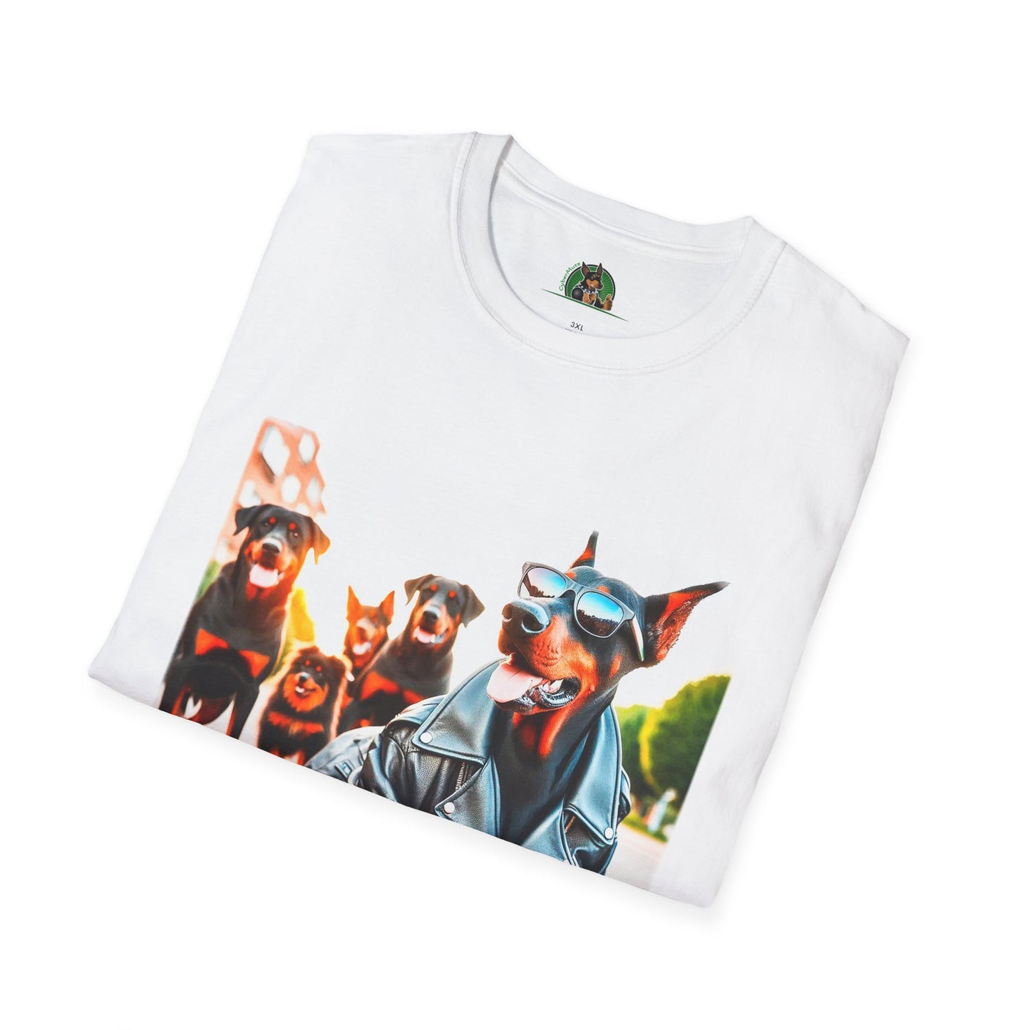 Doberman T-Shirt Printify