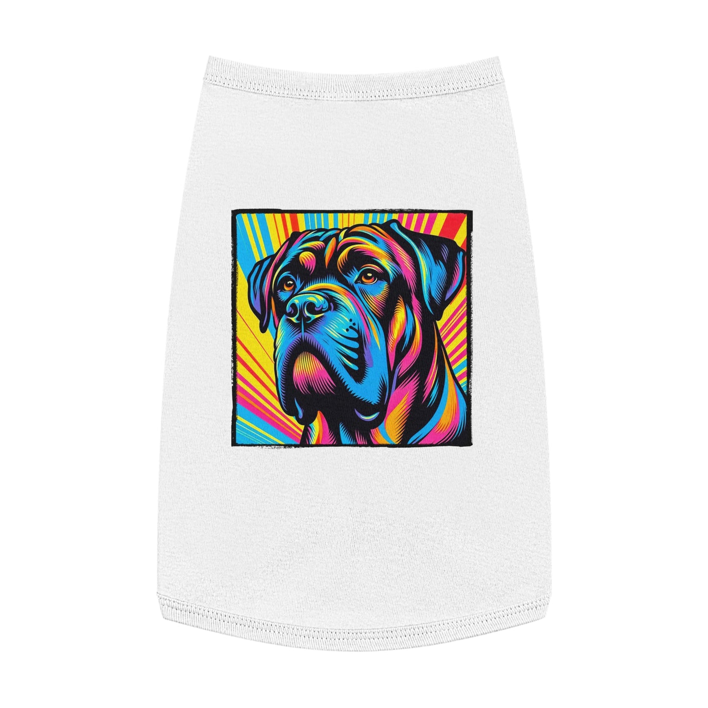 Pet Tank Top Cane Corso Pets Printify L White 