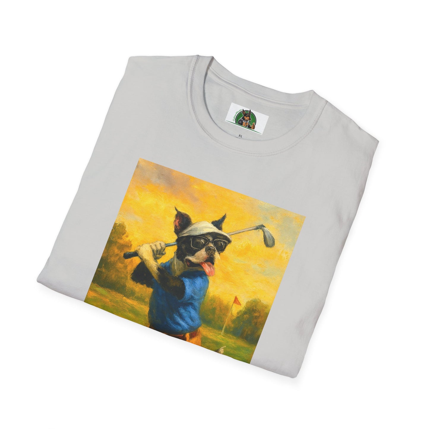 Sports Boston Terrier Golf T-Shirt