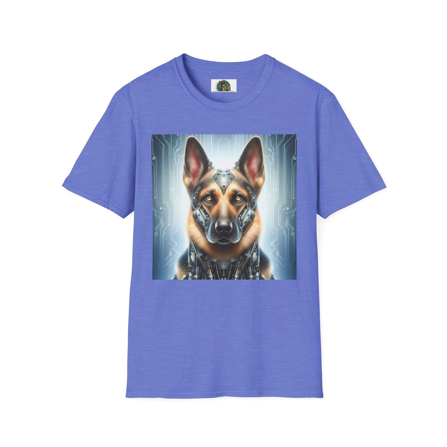 German Shepherd T-Shirt Printify Heather Royal S 