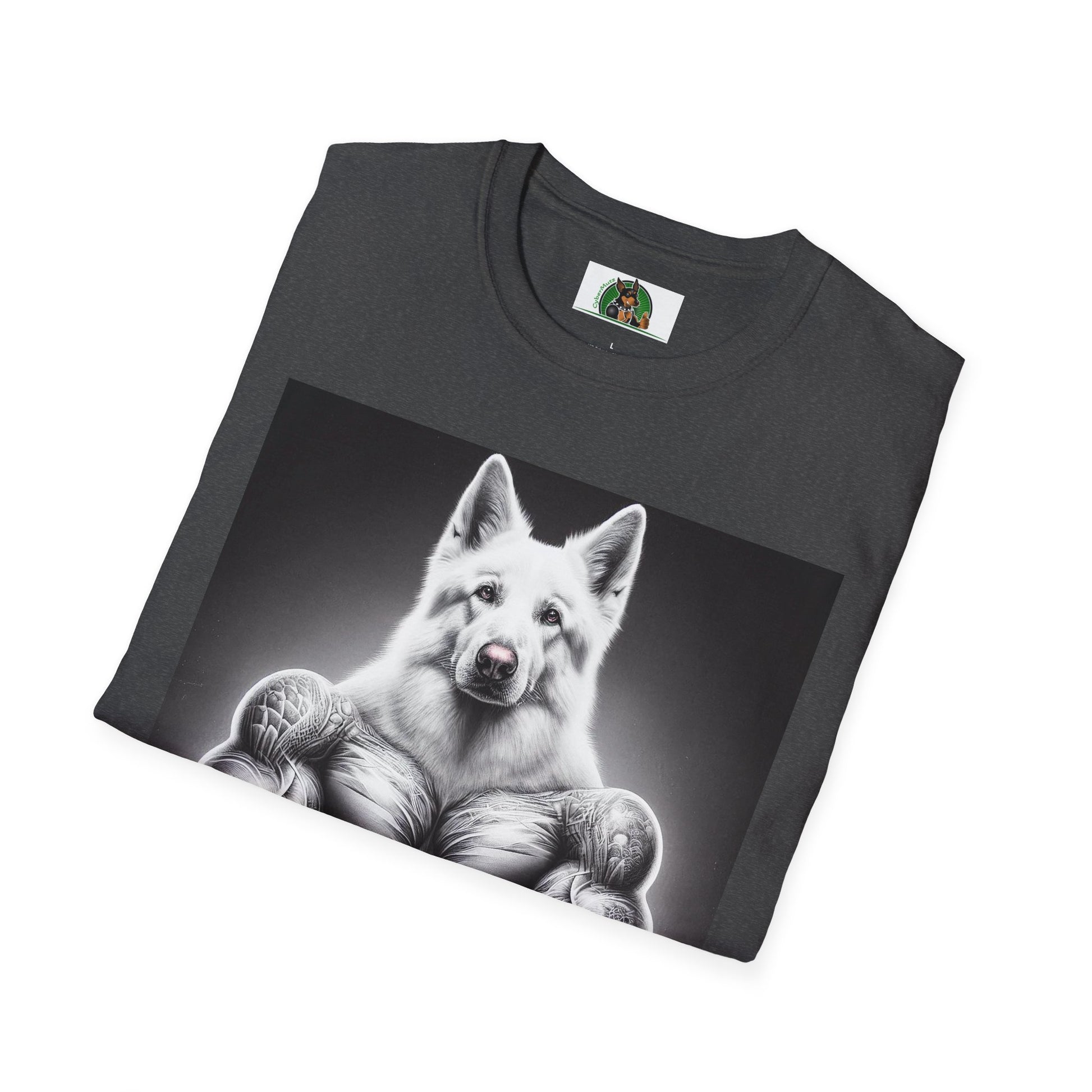 German Shepherd muscle man shirt T-Shirt Printify