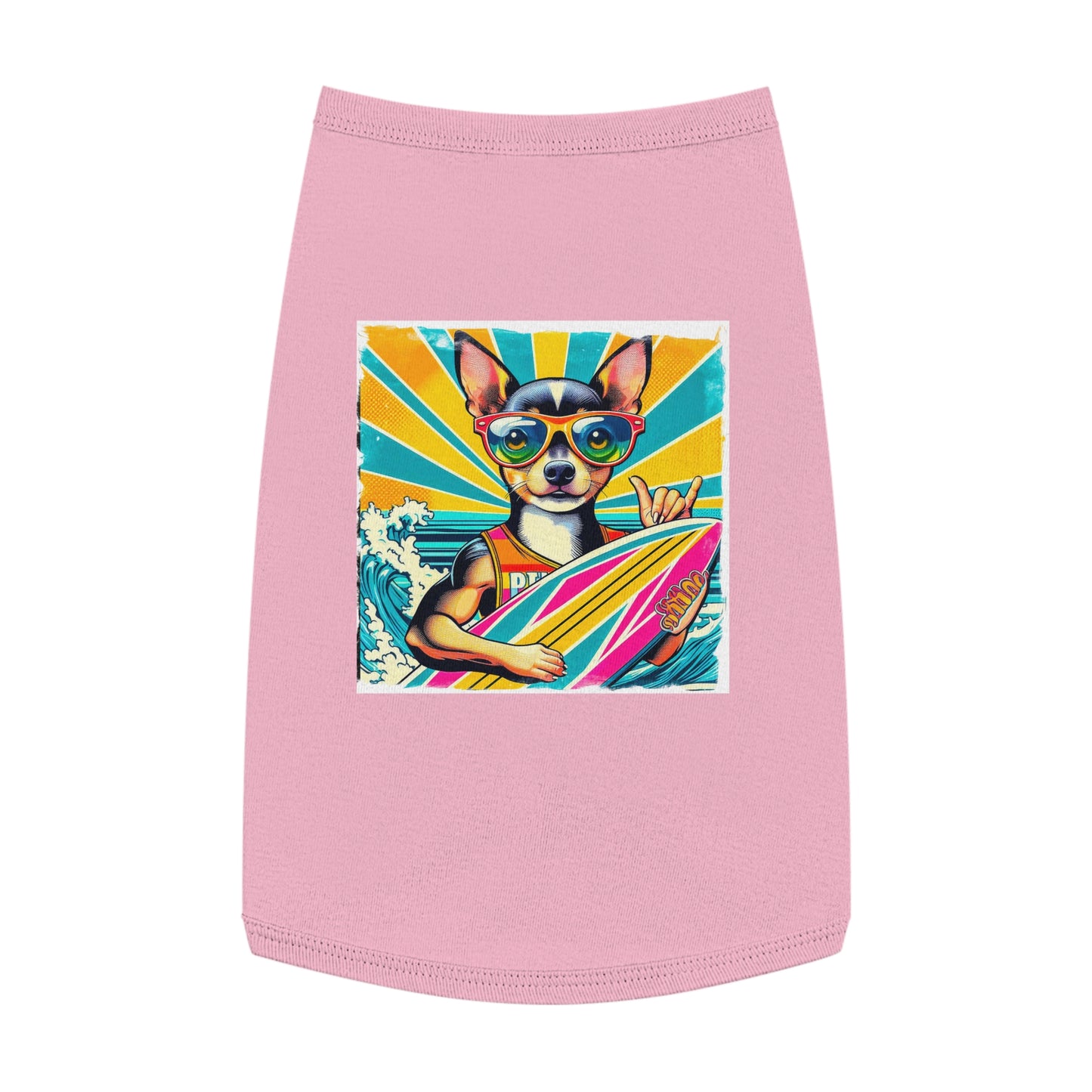 Pet Tank Top Chihuahua Pets Printify L Pink