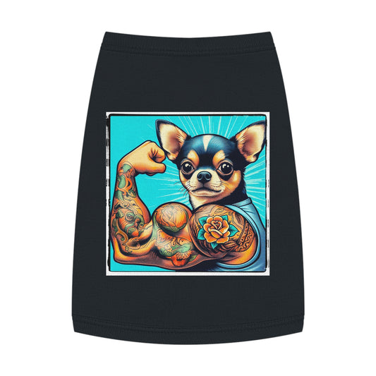 Pet Tank Top Chihuahua Pets Printify M Black