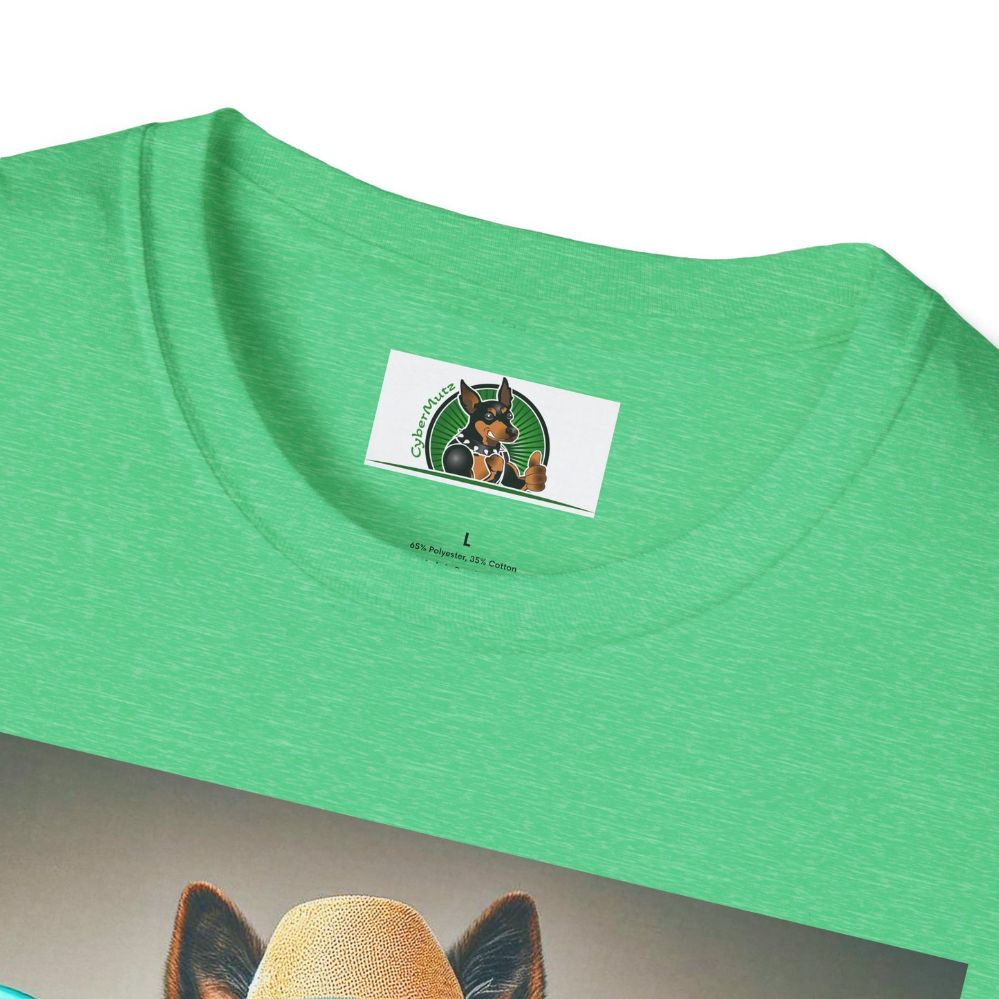 German Shepherd frisbee flying shirt