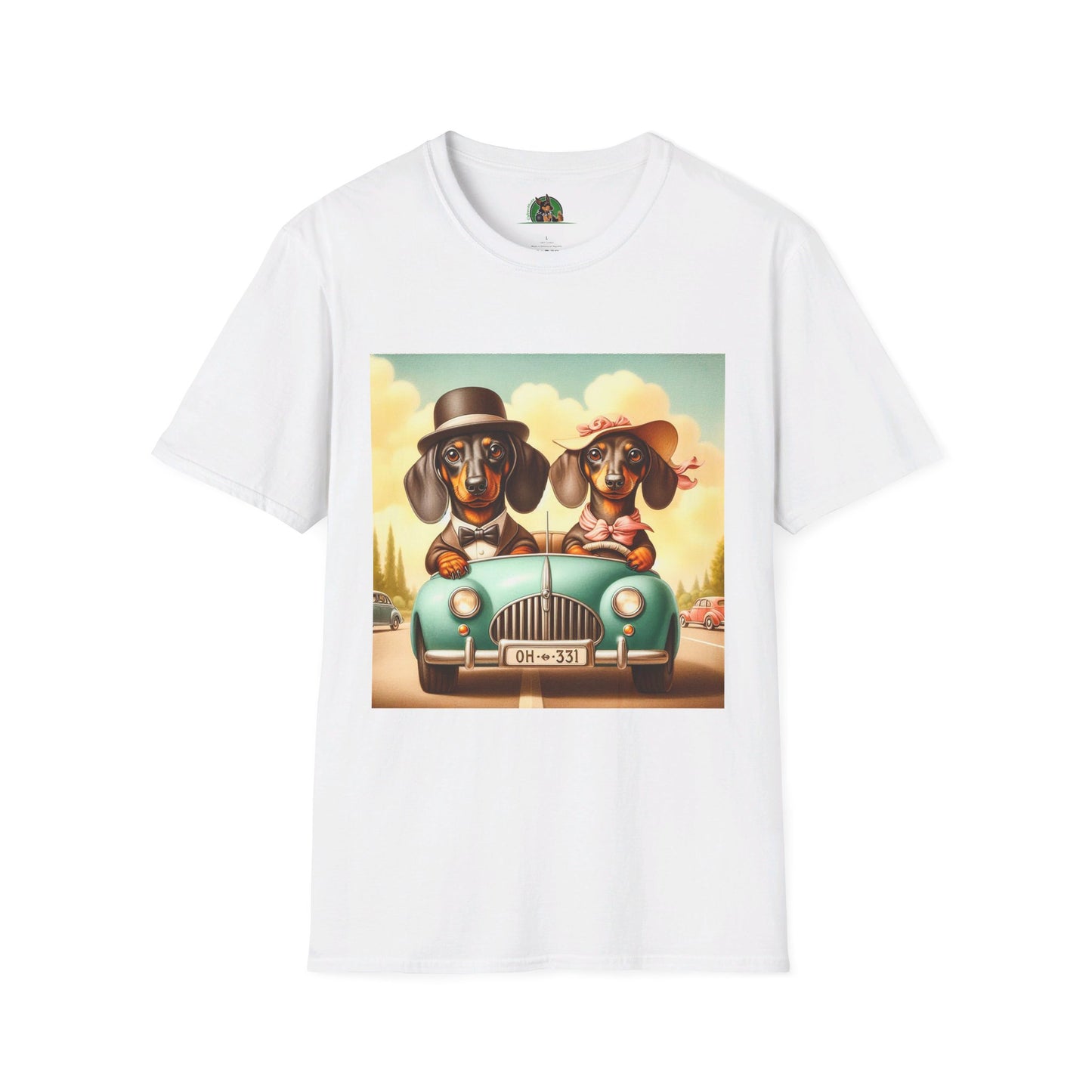 Dachshund T-Shirt Printify White S 