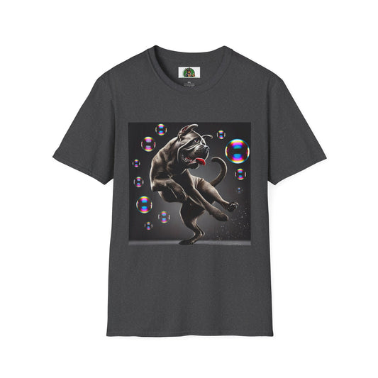 Dancing Cane Corso Softstyle T-Shirt T-Shirt Printify XS Dark Heather