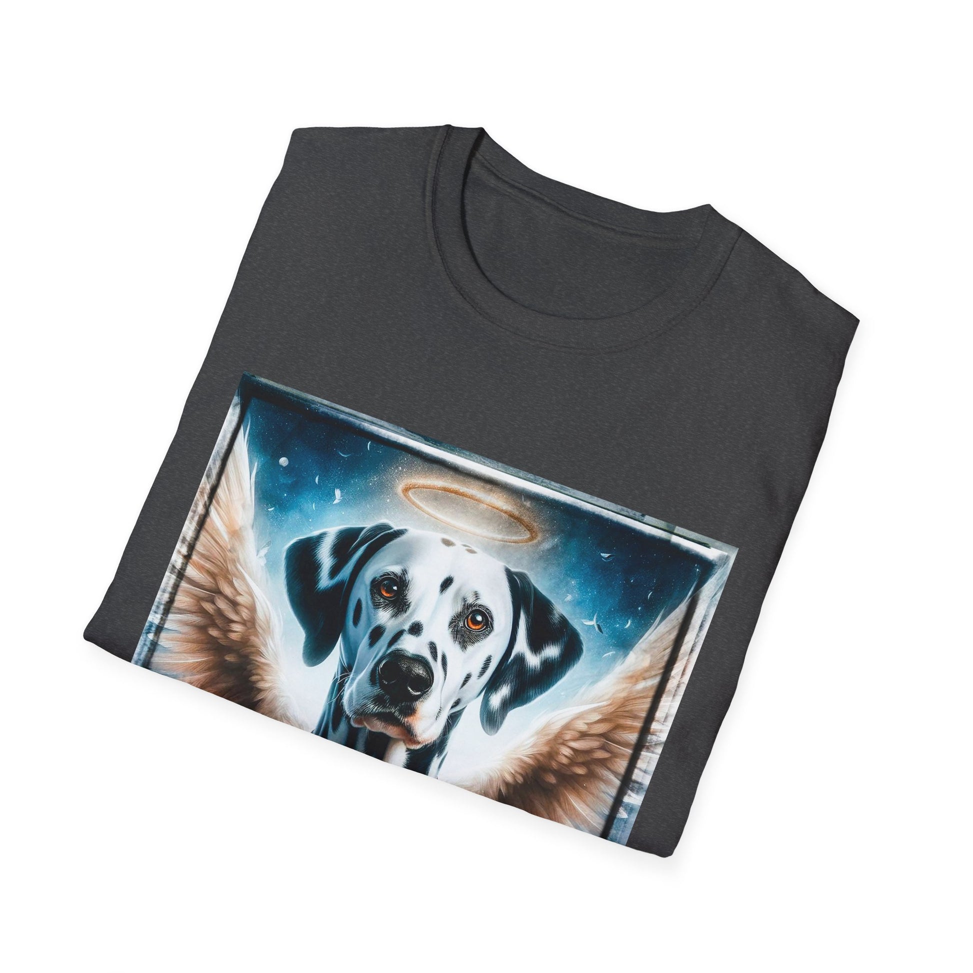 Dalmatian soaring angel t shirt T-Shirt Printify